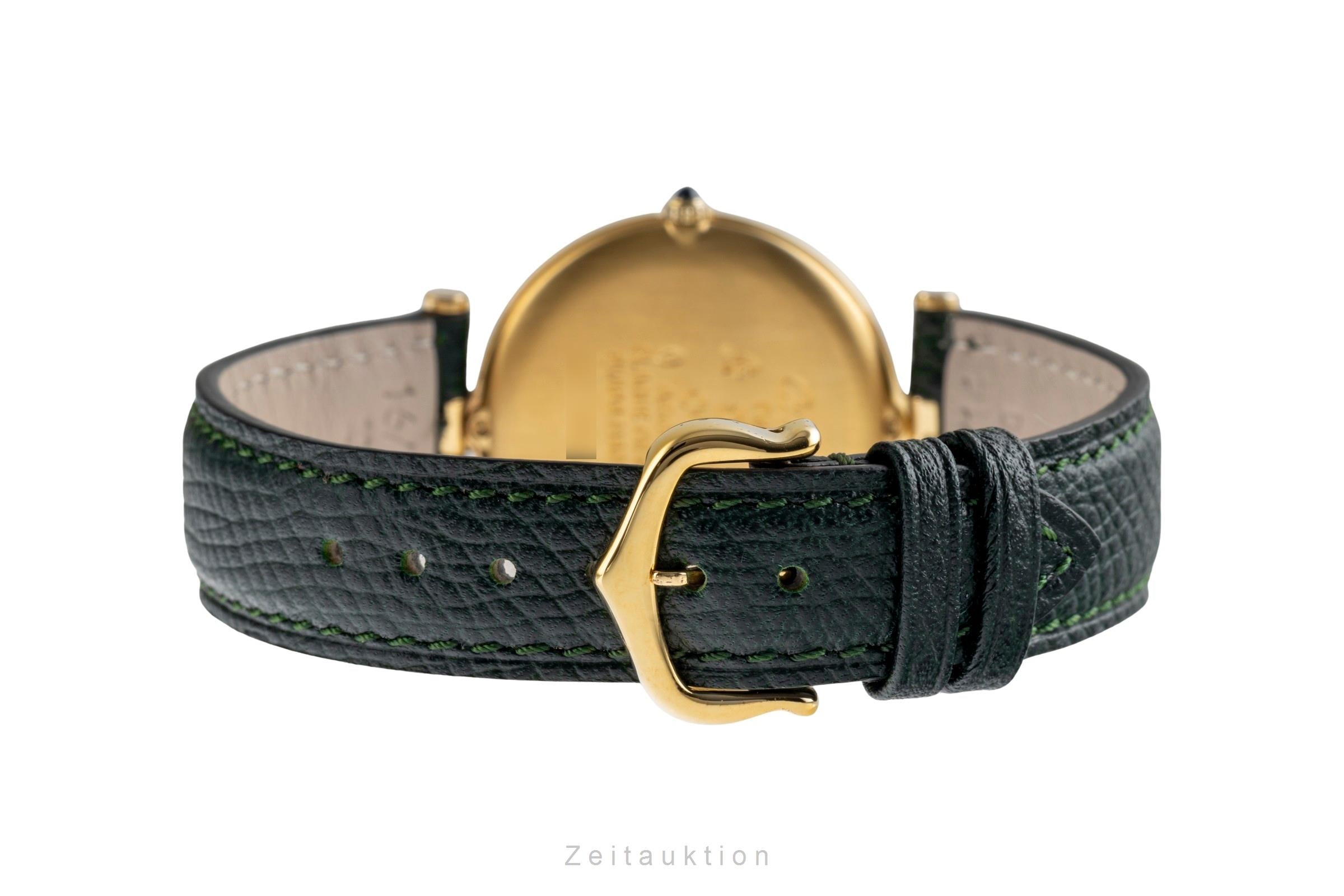 Cartier Vendome silver-gilt quartz unisex 83978213  [2504607]