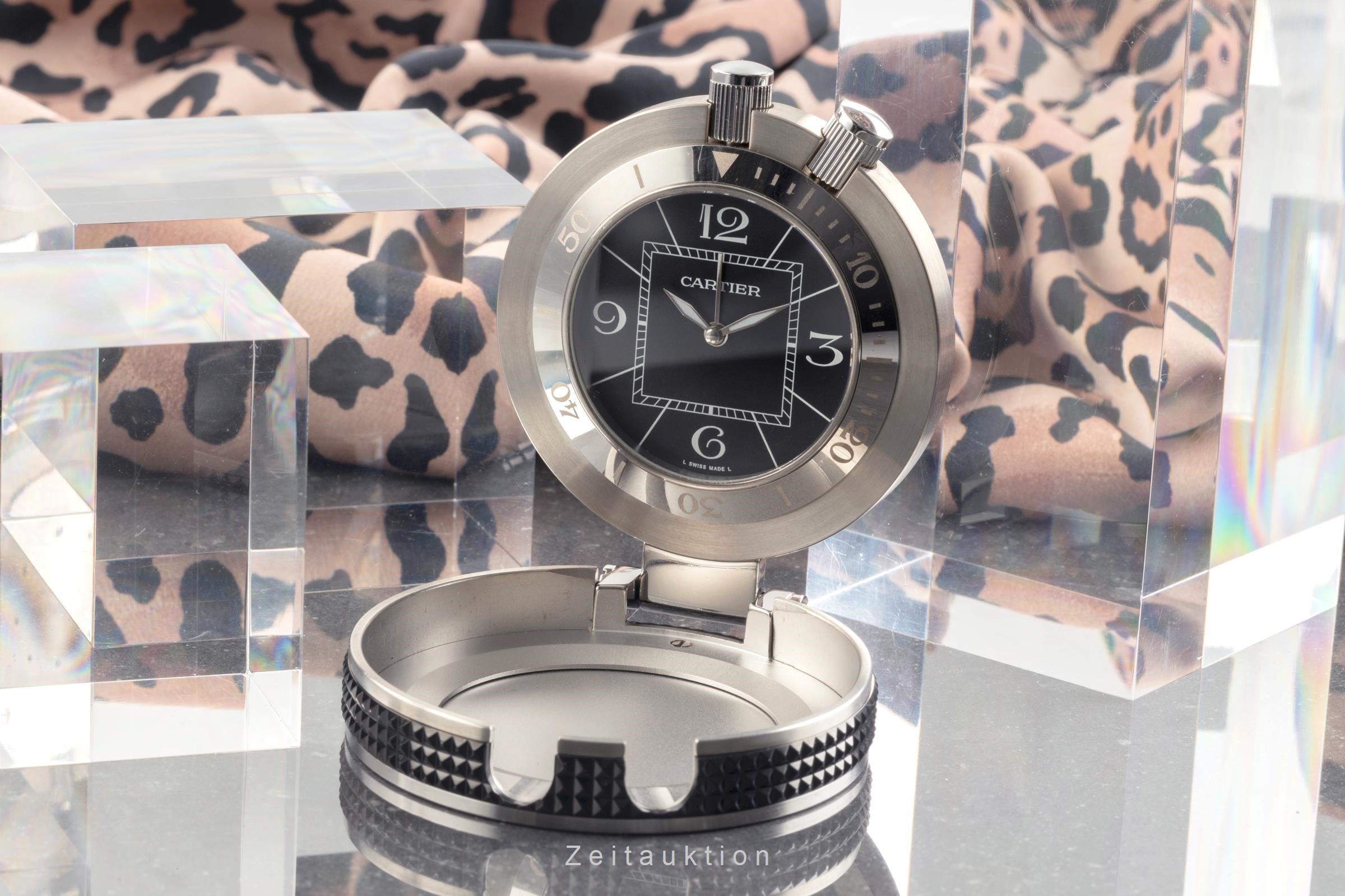 Cartier Pasha steel quartz Ref. W0100058 | 2504608
