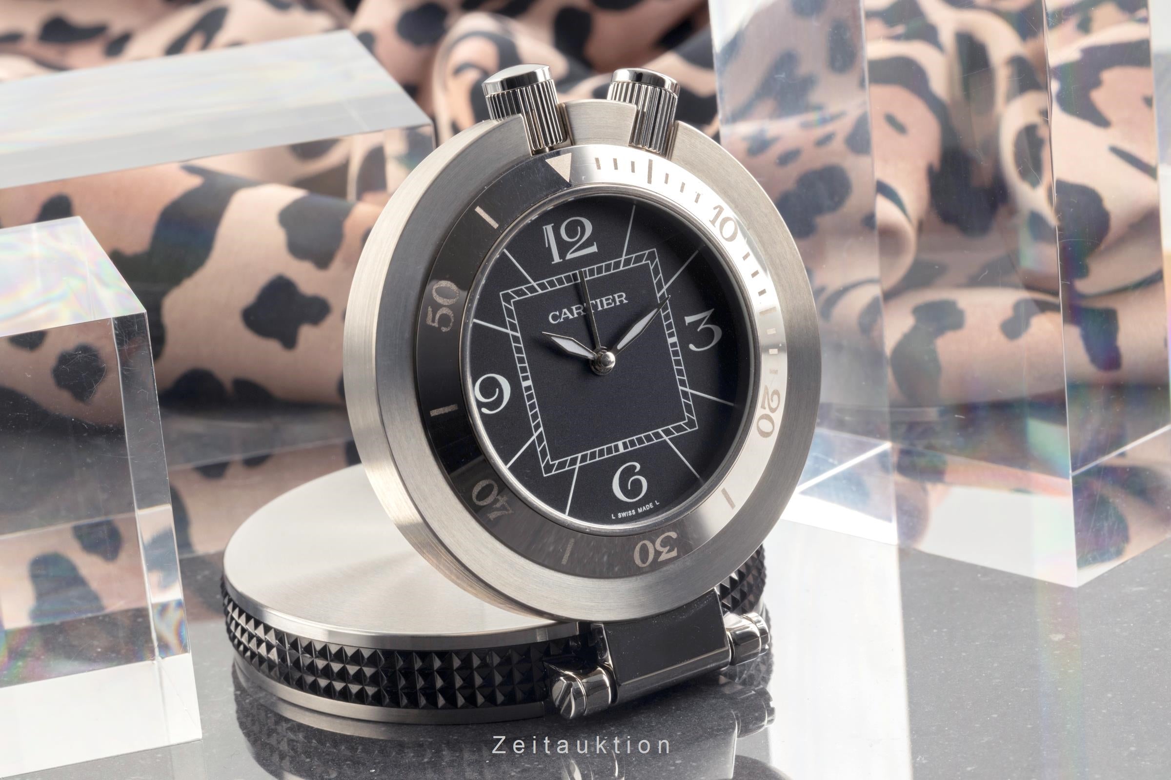 Cartier Pasha acier quartz unisexe W0100058  [2504608]