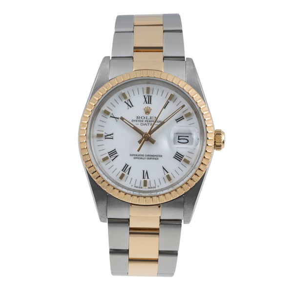 Rolex Date acero / oro automático reloj para caballeros 15053  [2504612]