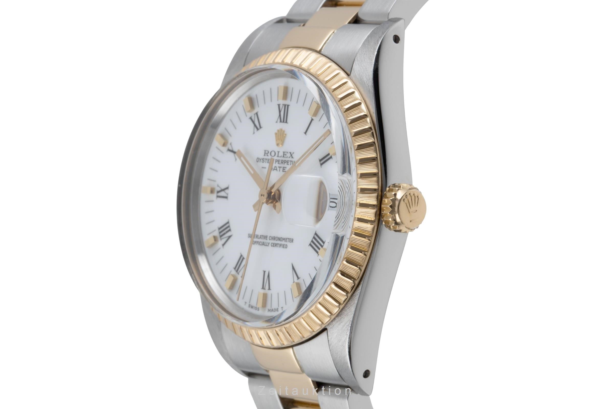 Rolex Date acero / oro automático reloj para caballeros 15053  [2504612]