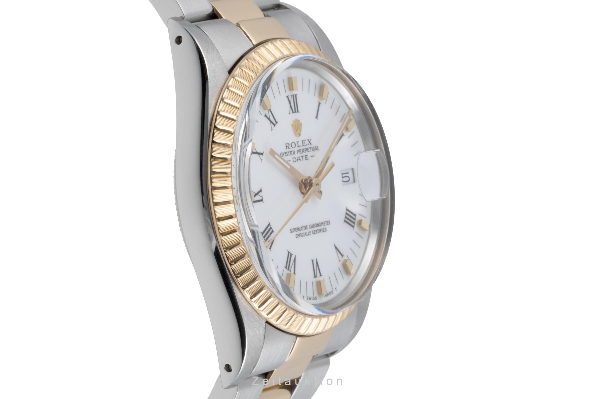 Rolex Date acero / oro automático reloj para caballeros 15053  [2504612]