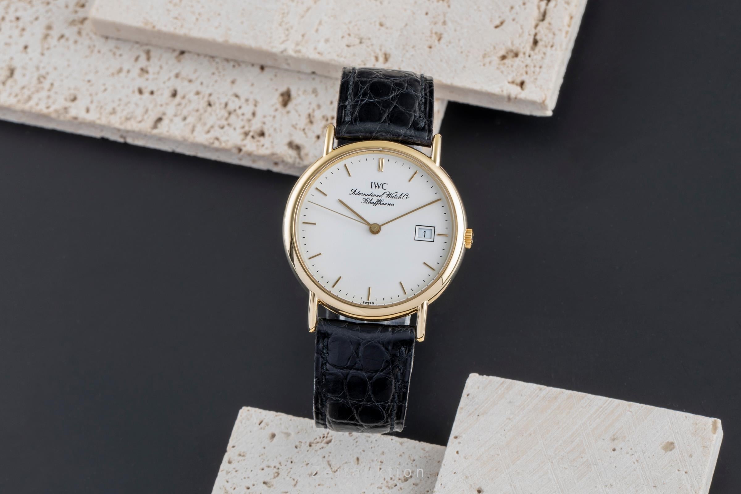 IWC Portofino 18 ct gold quartz men's watch IW333103  [2504614]