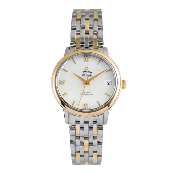 Omega De Ville acciaio / oro automatismo orologio da donna 424.20.33.20.05.001 LP: 6700EUR  [2504615]