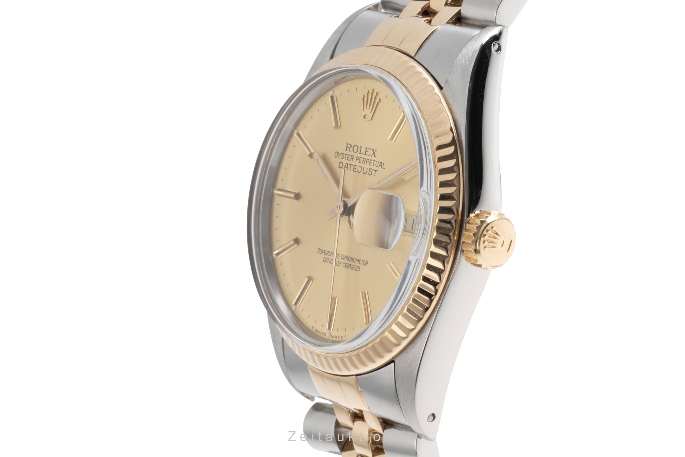 Rolex Datejust steel / gold automatic men's watch 16013  [2504616]