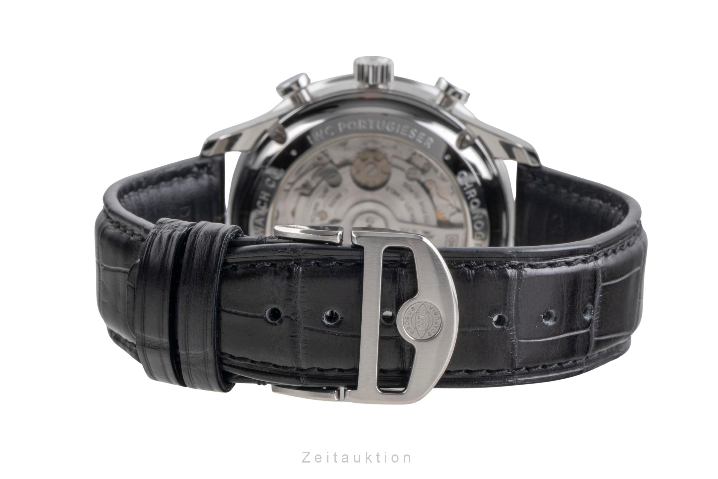 IWC Portugieser chronograph steel automatic men's watch IW371609 LP: 9100EUR  [2504617]