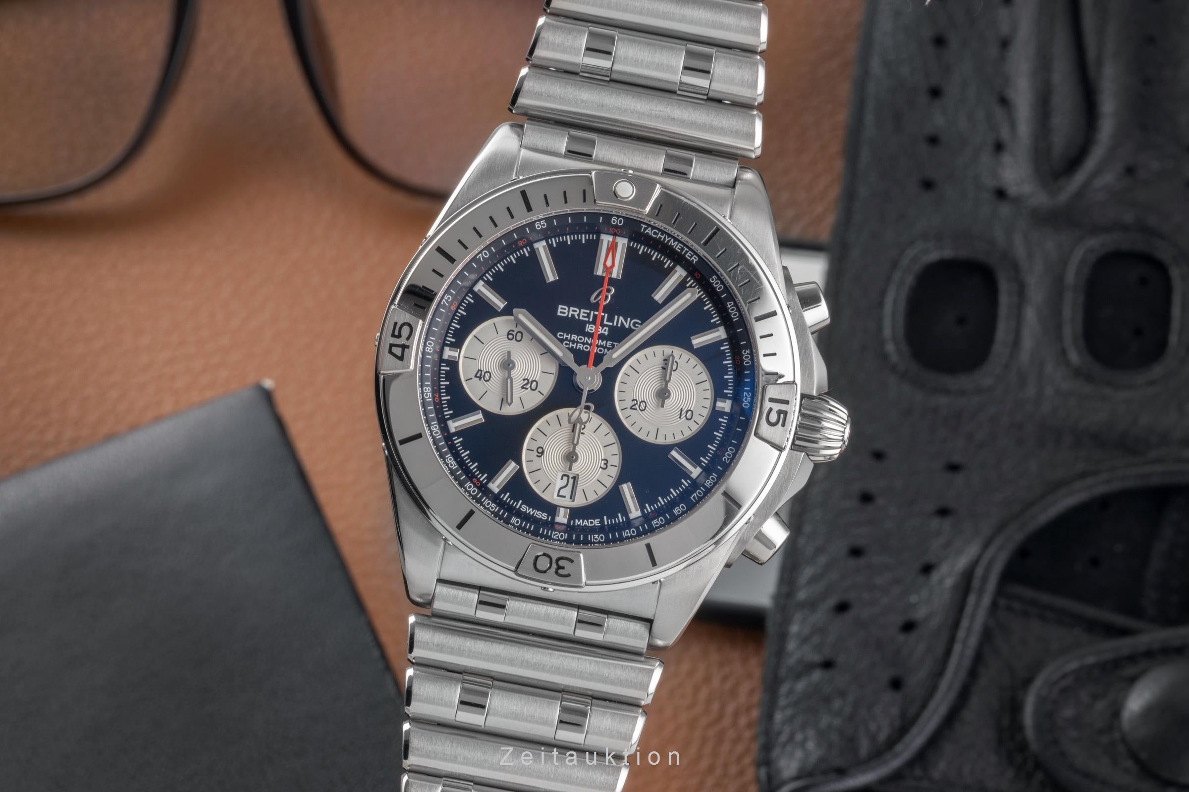 Breitling Chronomat chronographe acier automatique montre pour hommes AB0134101B1A1  [2504629]