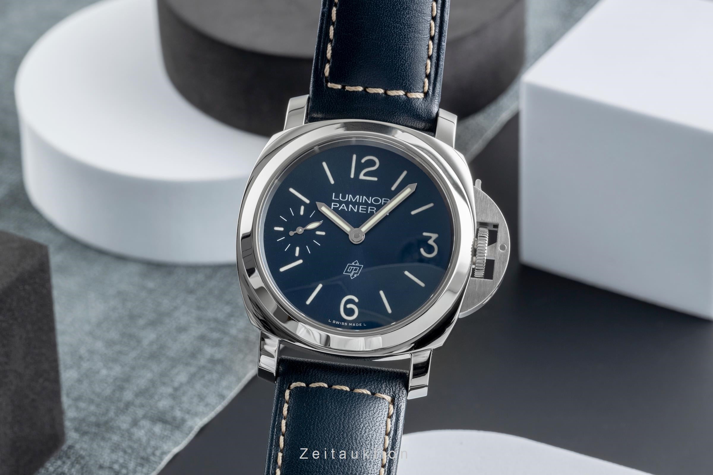 Panerai Luminor  acier à remontage manuel montre pour hommes PAM01085 LP: 6200EUR  [2504631]
