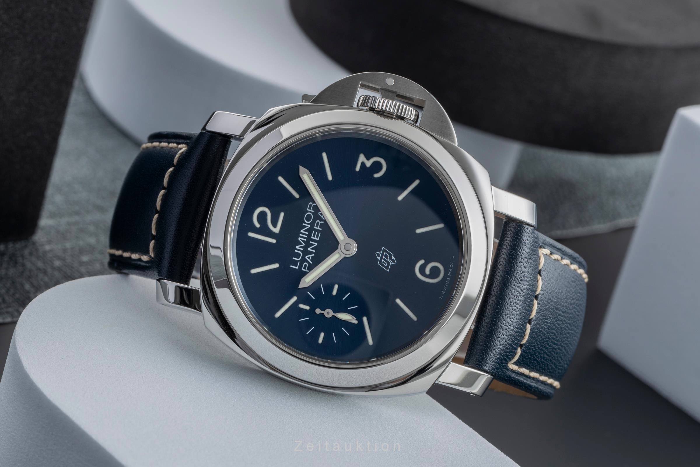 Panerai Luminor  acier à remontage manuel montre pour hommes PAM01085 LP: 6200EUR  [2504631]