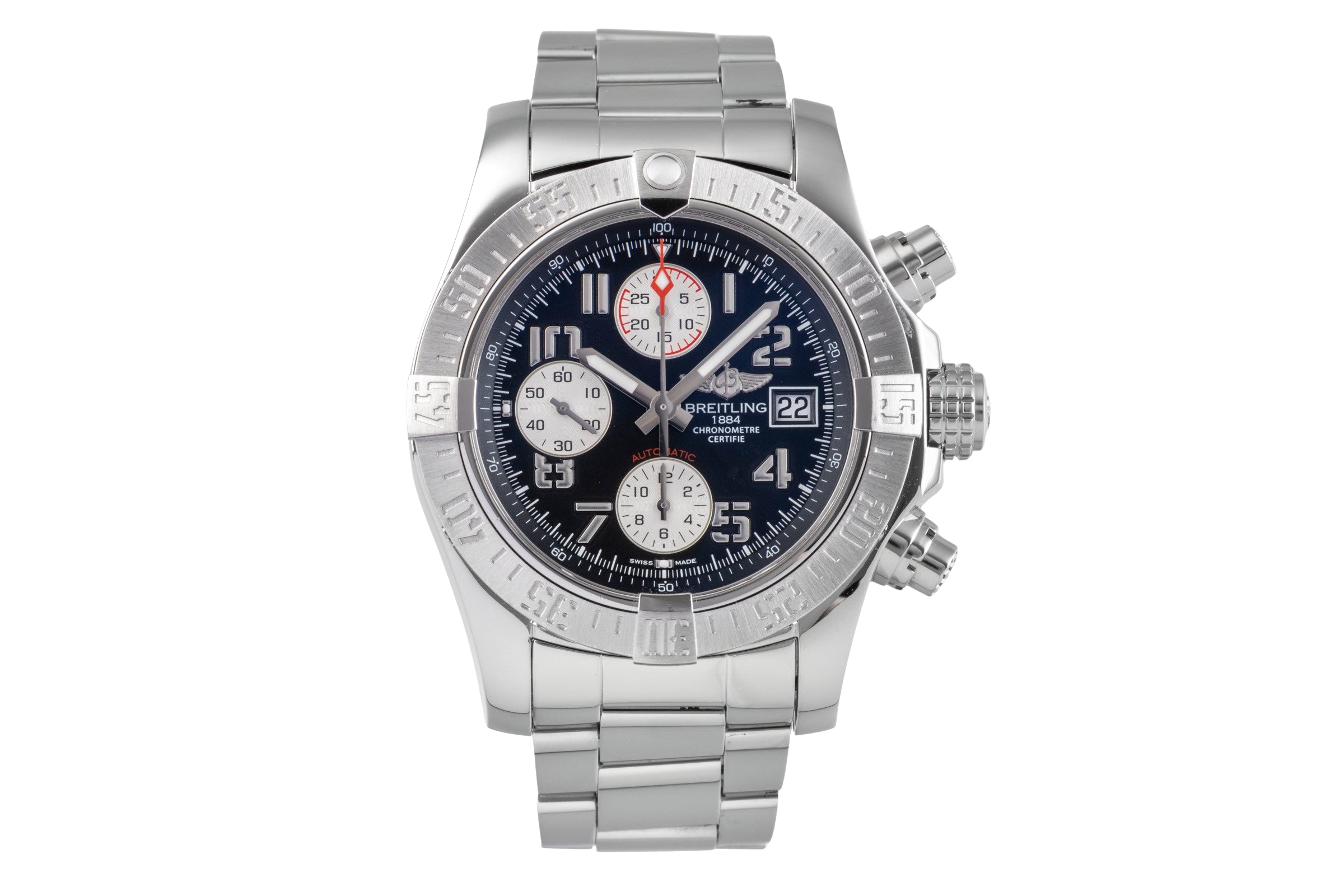 Breitling Avenger II chronographe acier automatique montre pour hommes A13381111B2A1  [2504633]