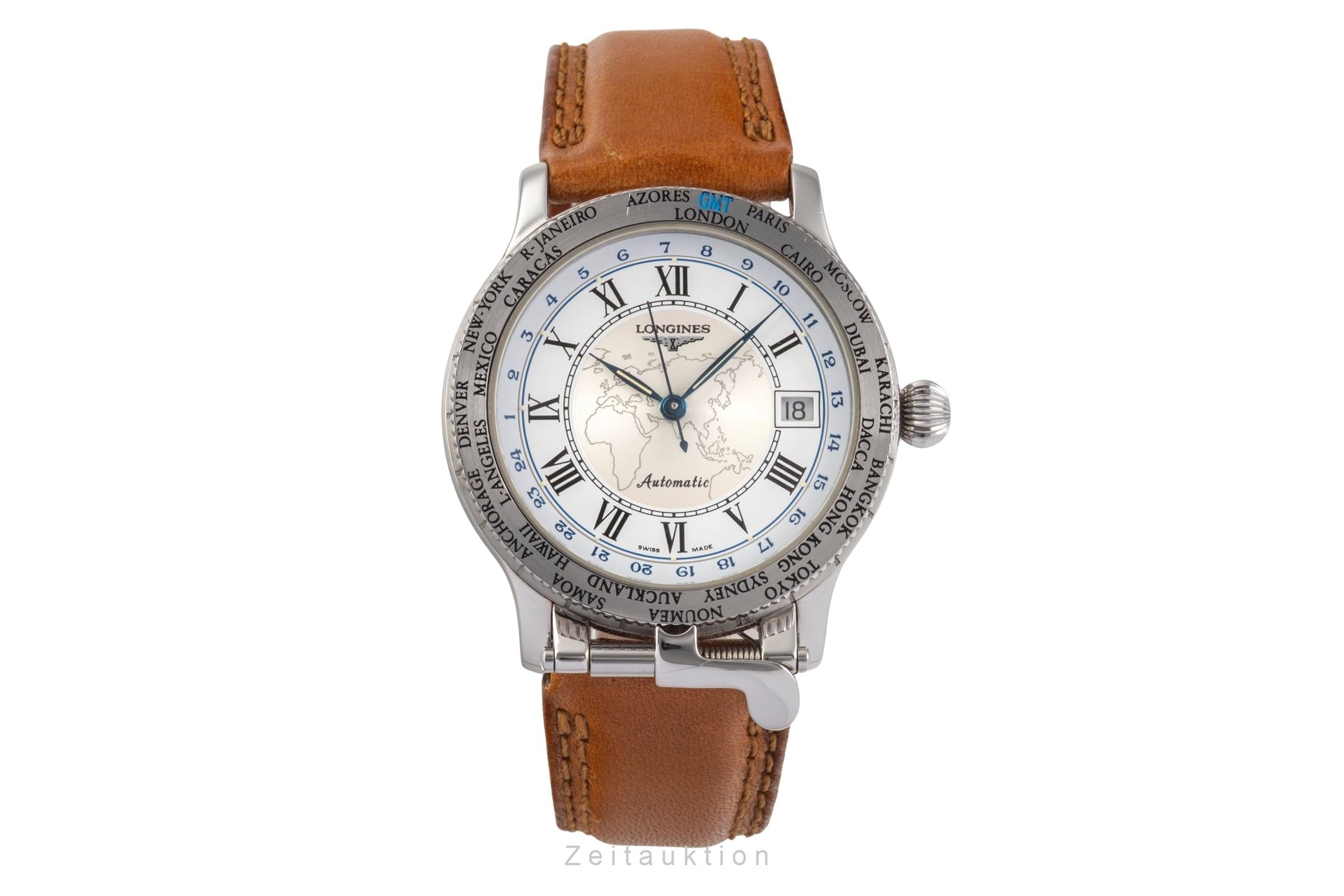 Longines Lindbergh acier automatique montre pour hommes L2.610.4  [2504636]