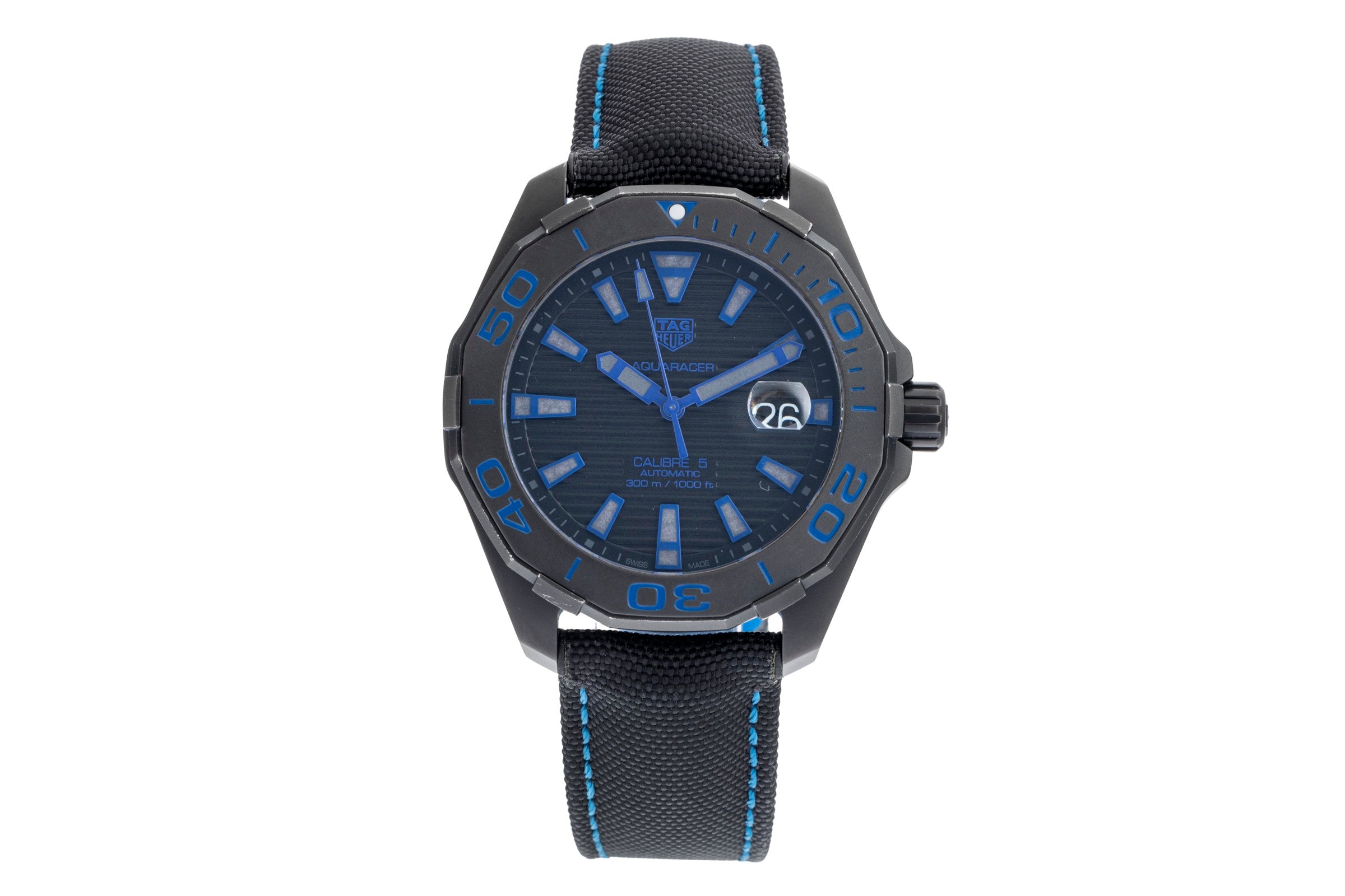 Tag Heuer Aquaracer titane  automatique montre pour hommes WAY208B.FC6382 LP: 3150EUR  [2504637]