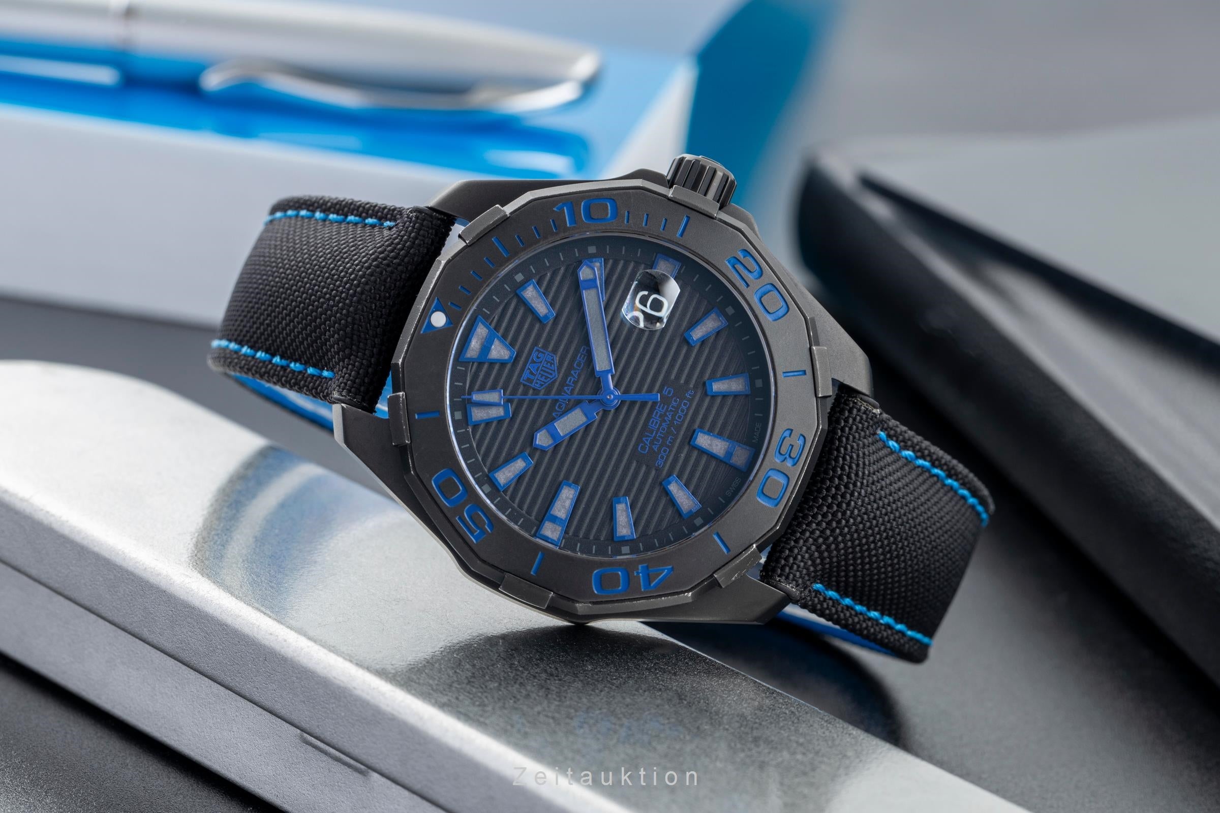 Tag Heuer Aquaracer titane  automatique montre pour hommes WAY208B.FC6382 LP: 3150EUR  [2504637]