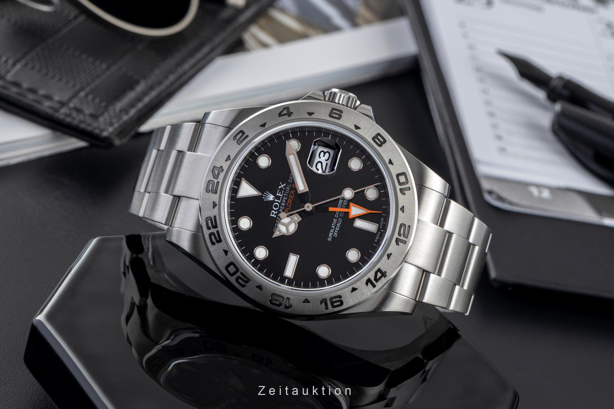 Rolex Explorer II steel automatic men's watch 216570  [2504639]