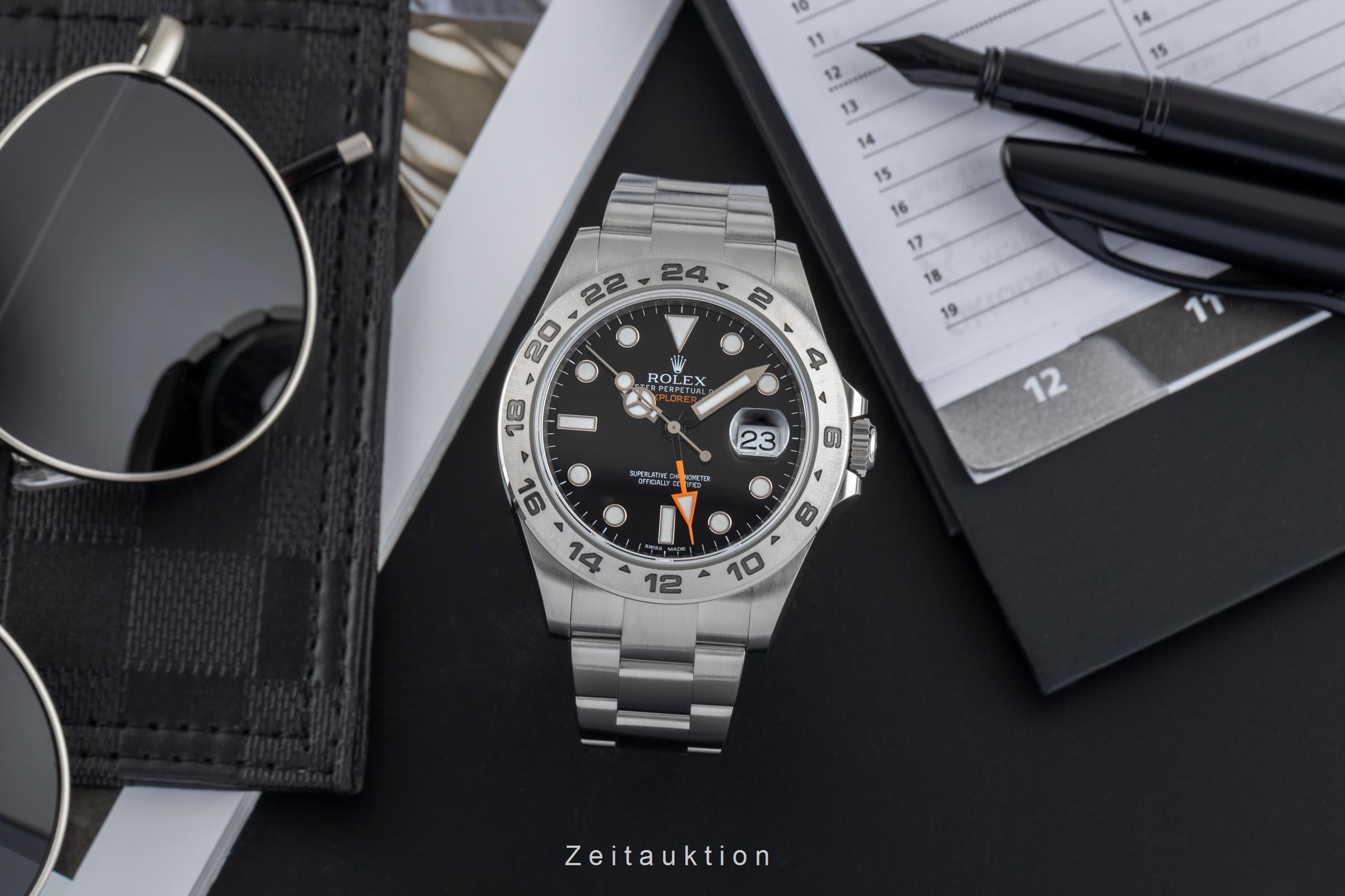 Rolex Explorer II steel automatic men's watch 216570  [2504639]