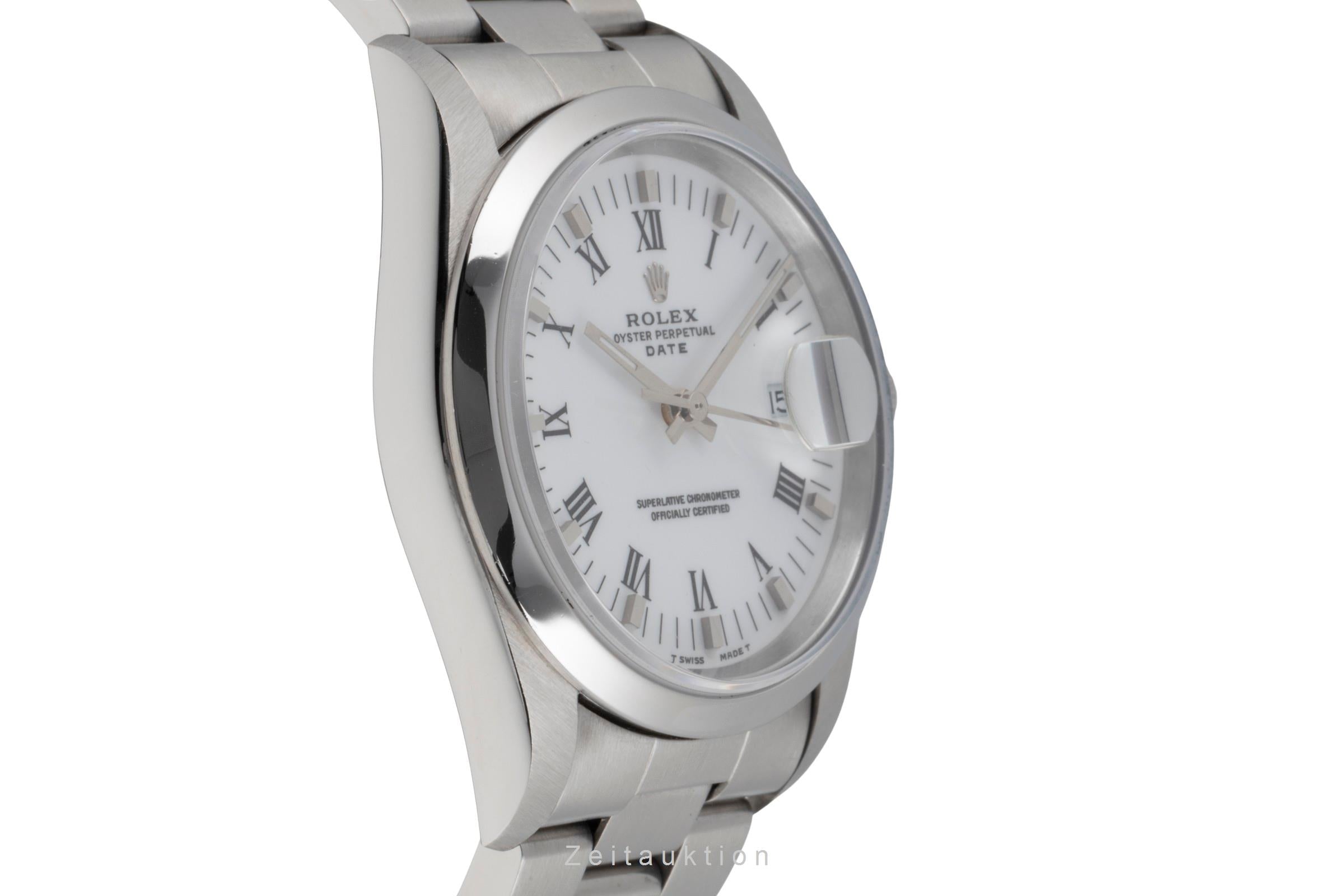 Rolex Date acero automático reloj para caballeros 15200  [2504650]