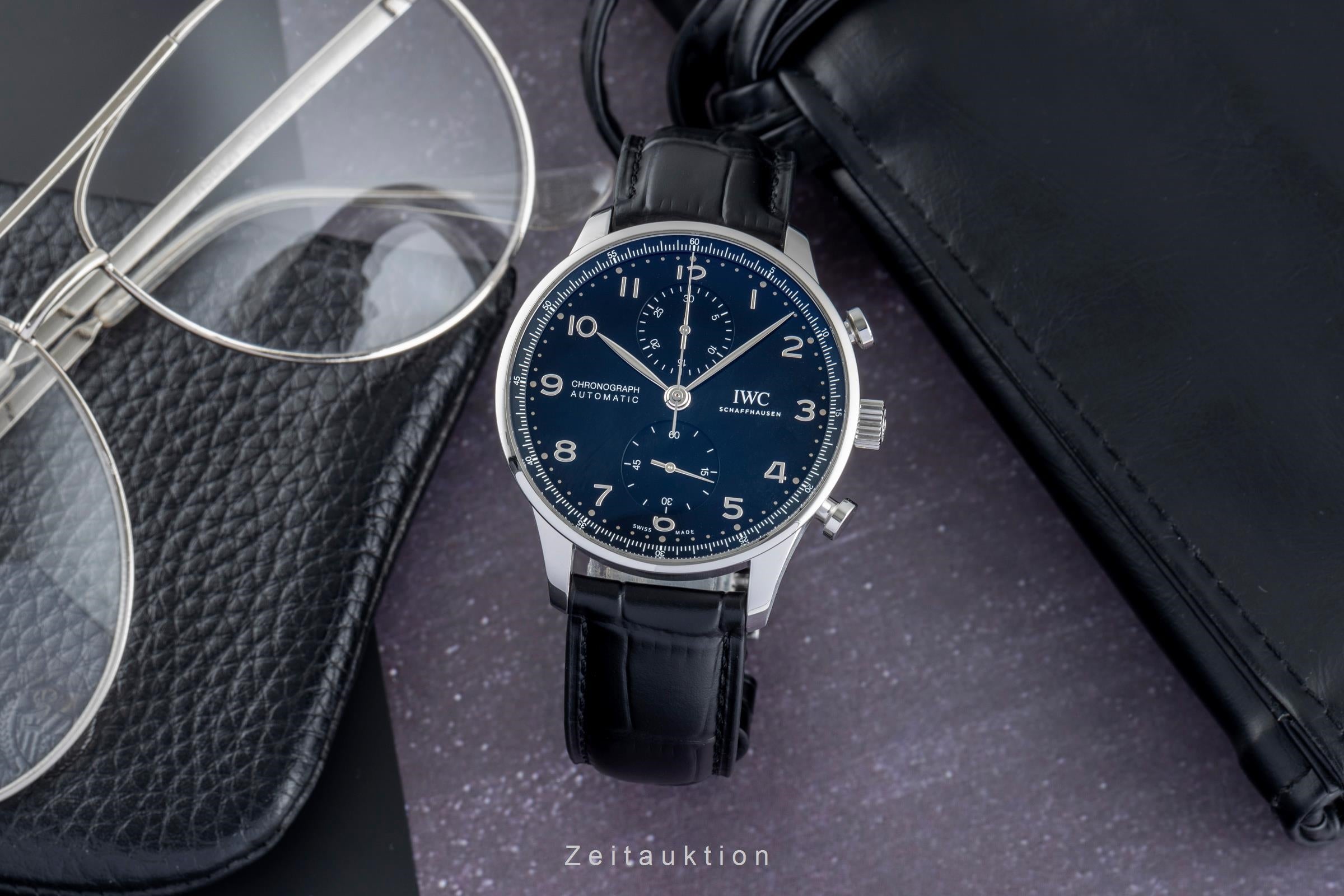 IWC Portugieser chronograph steel automatic men's watch IW371609  [2504653]