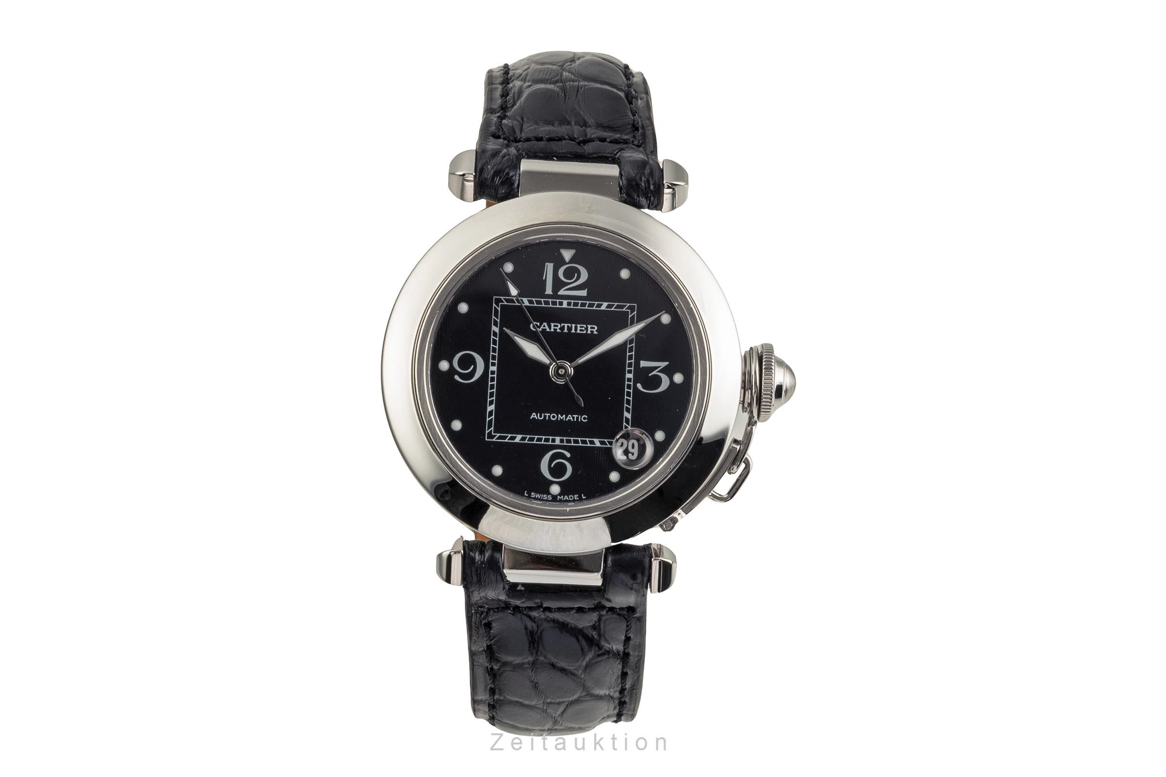 Cartier Pasha C de Cartier Black Dial Automatik Herrenuhr Ref. W3106099 2324 [2504655]