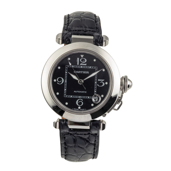 Cartier Pasha C de Cartier Black Dial Automatik Herrenuhr Ref. W3106099 2324 [2504655]
