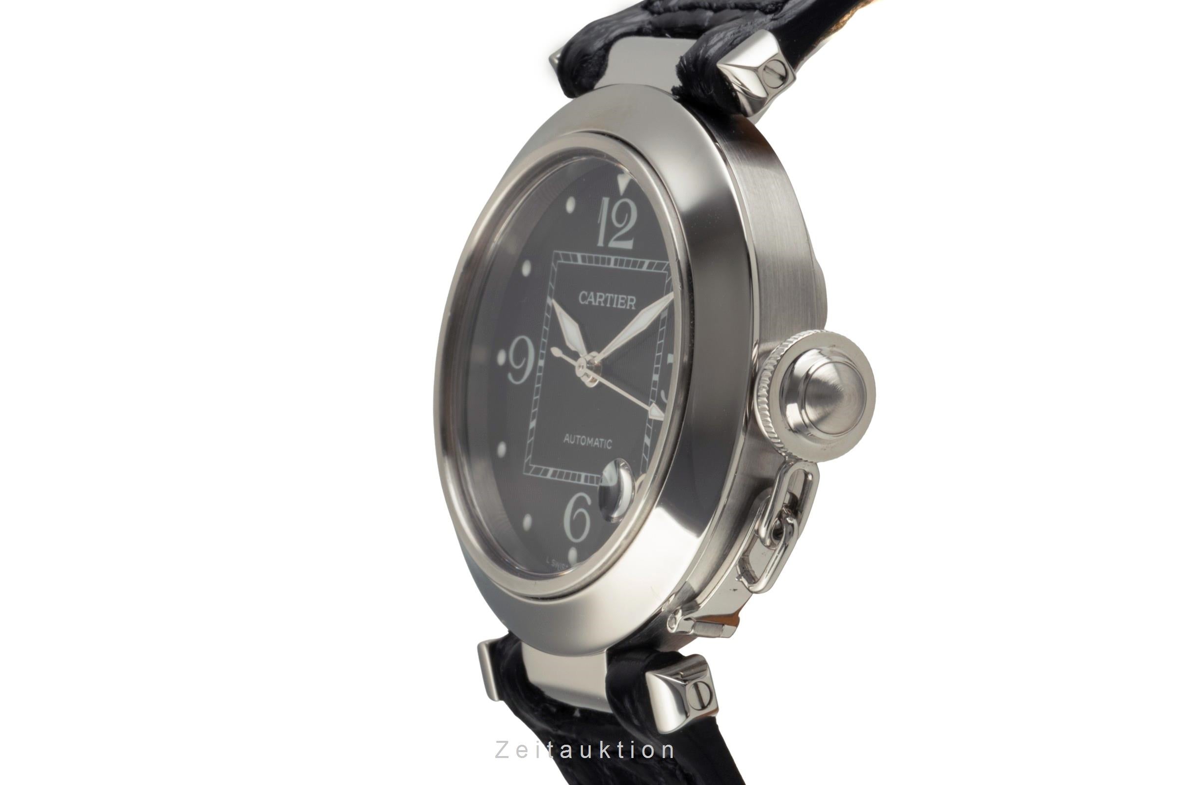 Cartier Pasha C de Cartier Black Dial Automatik Herrenuhr Ref. W3106099 2324 [2504655]