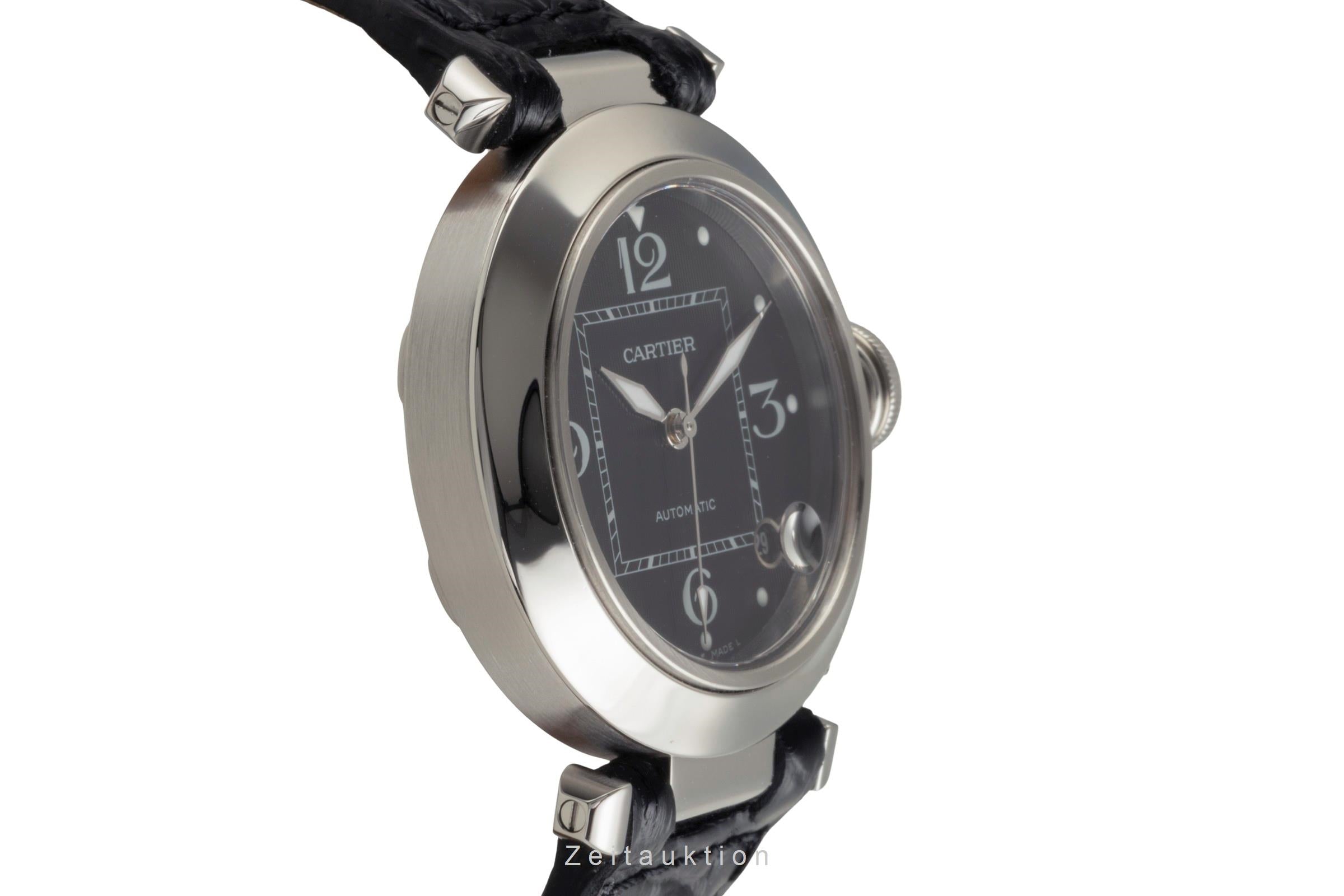 Cartier Pasha C de Cartier Black Dial Automatik Herrenuhr Ref. W3106099 2324 [2504655]