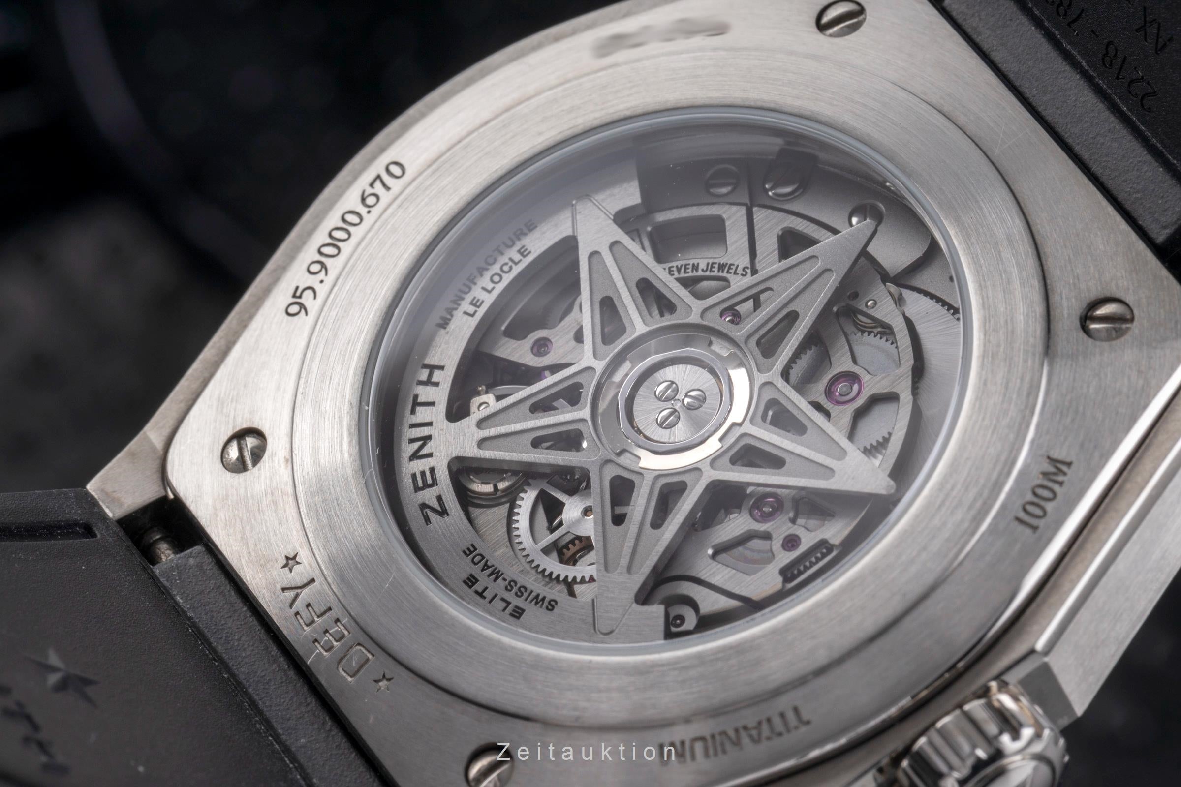 Zenith Defy titanium automatic Kal. 670 Ref. 95.9000.670/78.R782