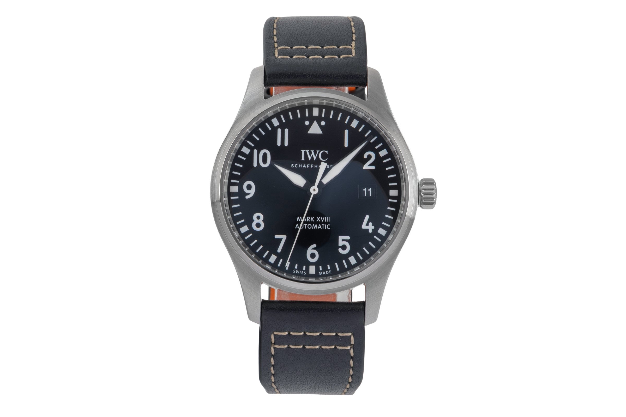 IWC Mark XVIII acciaio automatismo orologio da uomo IW327001 LP: 5700EUR  [2504659]