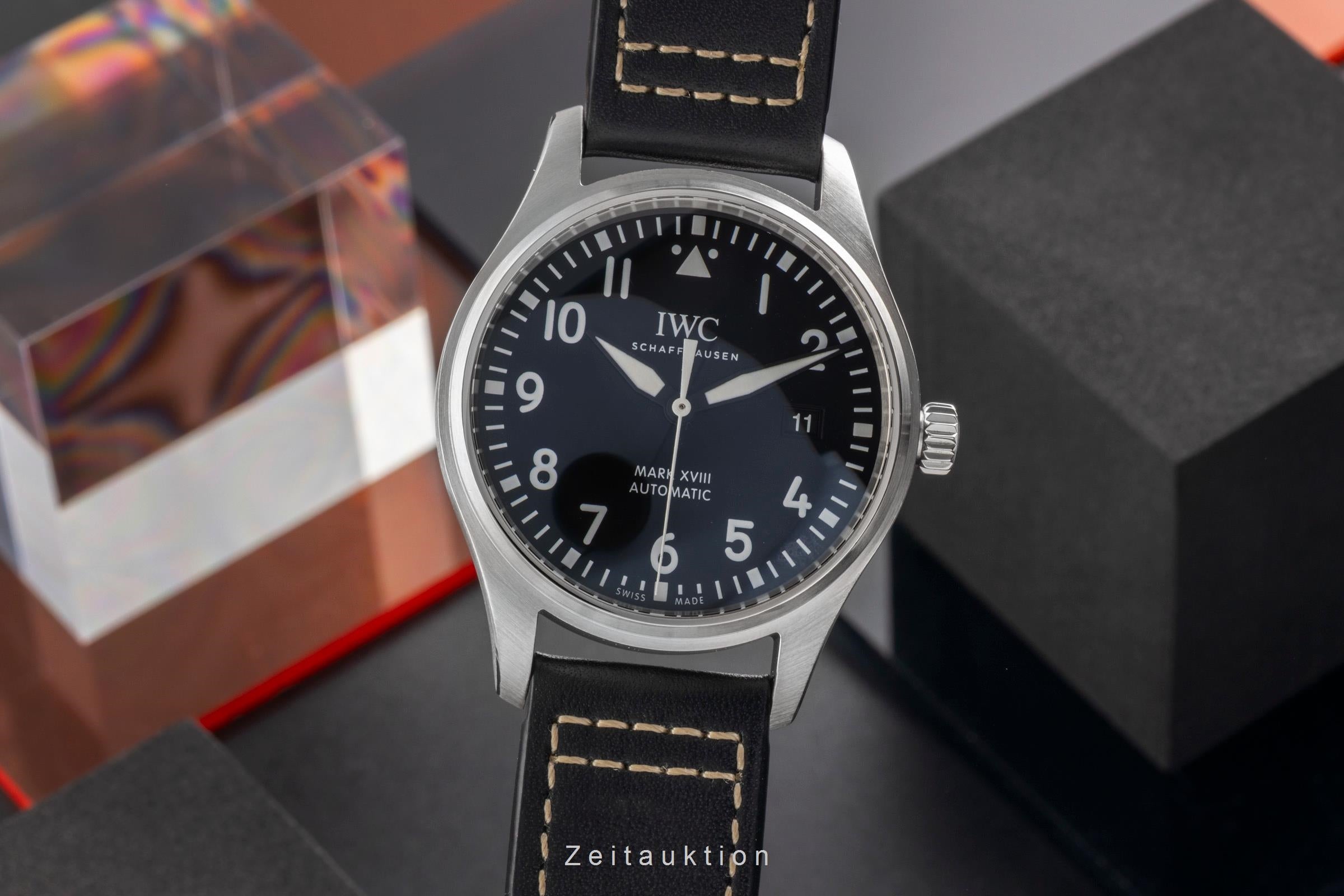IWC Mark XVIII acero automático reloj para caballeros IW327001 LP: 5700EUR  [2504659]