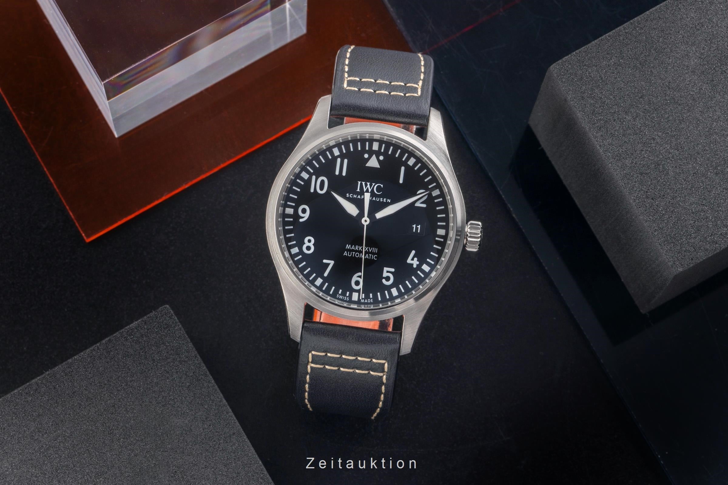 IWC Mark XVIII acero automático reloj para caballeros IW327001 LP: 5700EUR  [2504659]