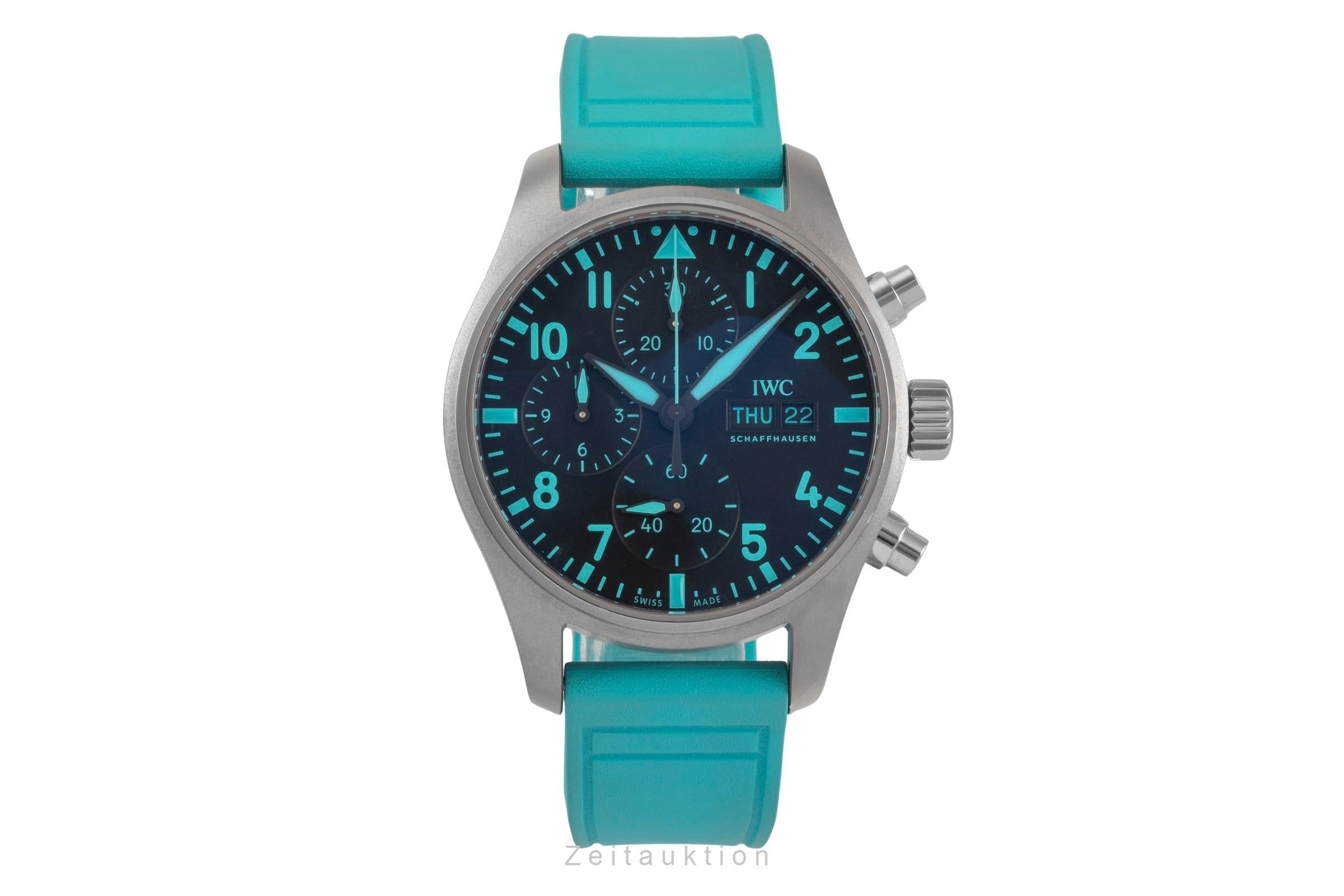 IWC Pilot chronographe titane  automatique montre pour hommes IW388108 LP: 9000EUR  [2504661]
