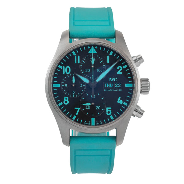 IWC Pilot chronographe titane  automatique montre pour hommes IW388108 LP: 9000EUR  [2504661]