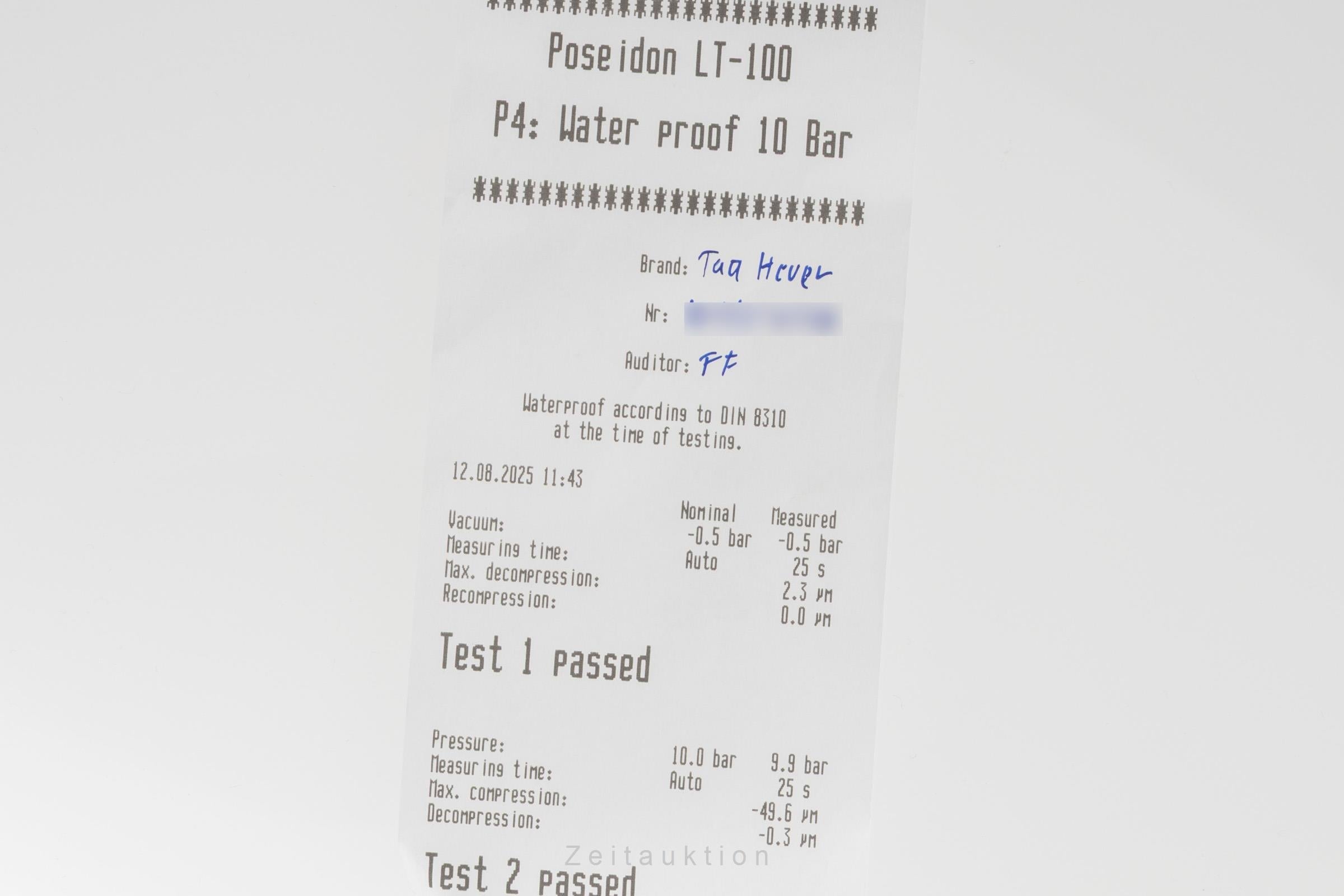 Tag Heuer Aquaracer Professional 300 Date Stahl Automatik Ref. WBP201A.BA0632  [2504665]