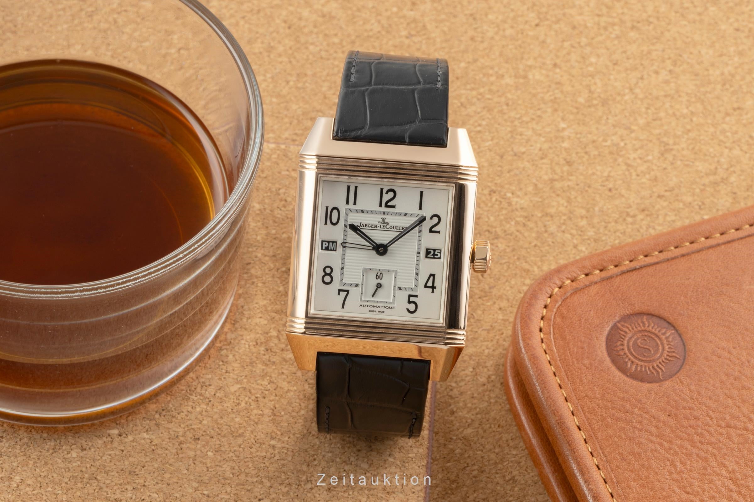 Jaeger LeCoultre Reverso oro rosado de 18 quilates automático reloj para caballeros Q7002420  230.2.77  [2504669]