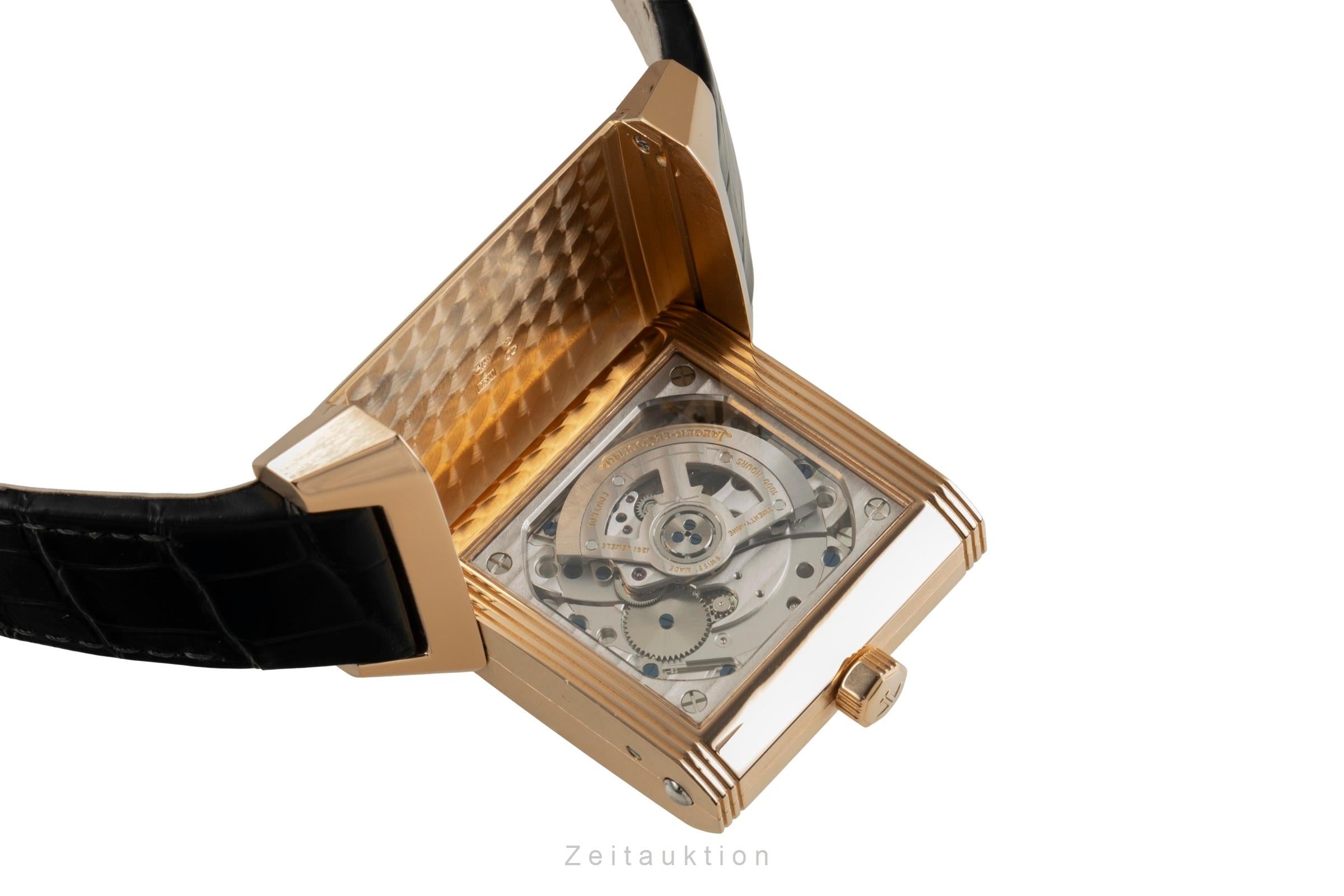 Jaeger LeCoultre Reverso oro rosado de 18 quilates automático reloj para caballeros Q7002420  230.2.77  [2504669]