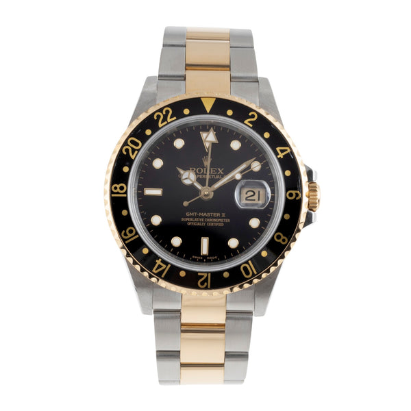 Rolex GMT-Master II acero / oro automático reloj para caballeros 16713T  [2504671]
