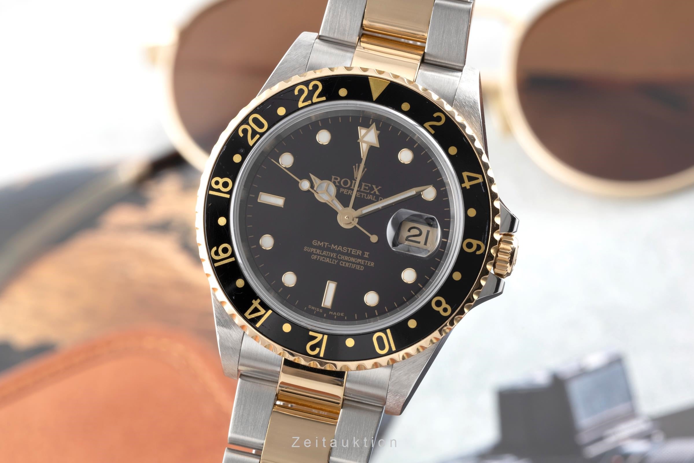 Rolex GMT-Master II acero / oro automático reloj para caballeros 16713T  [2504671]
