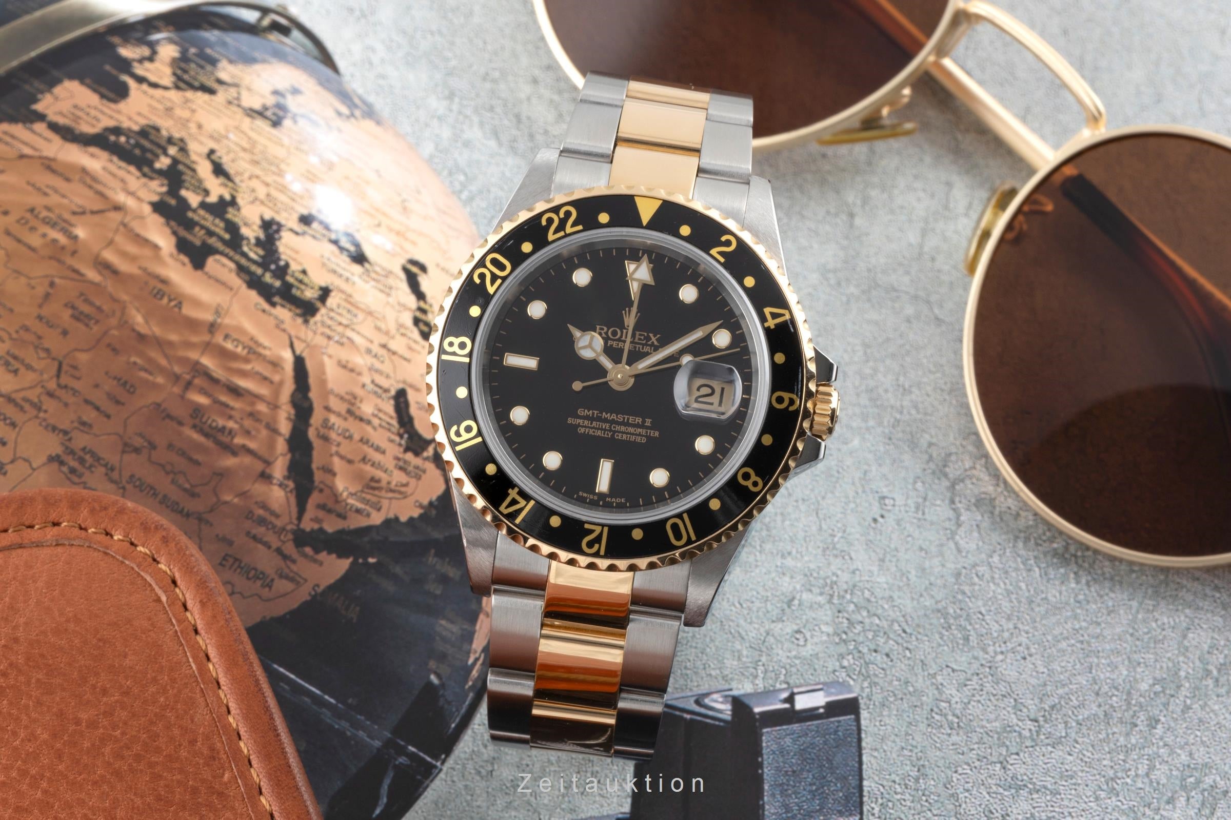 Rolex GMT-Master II acero / oro automático reloj para caballeros 16713T  [2504671]