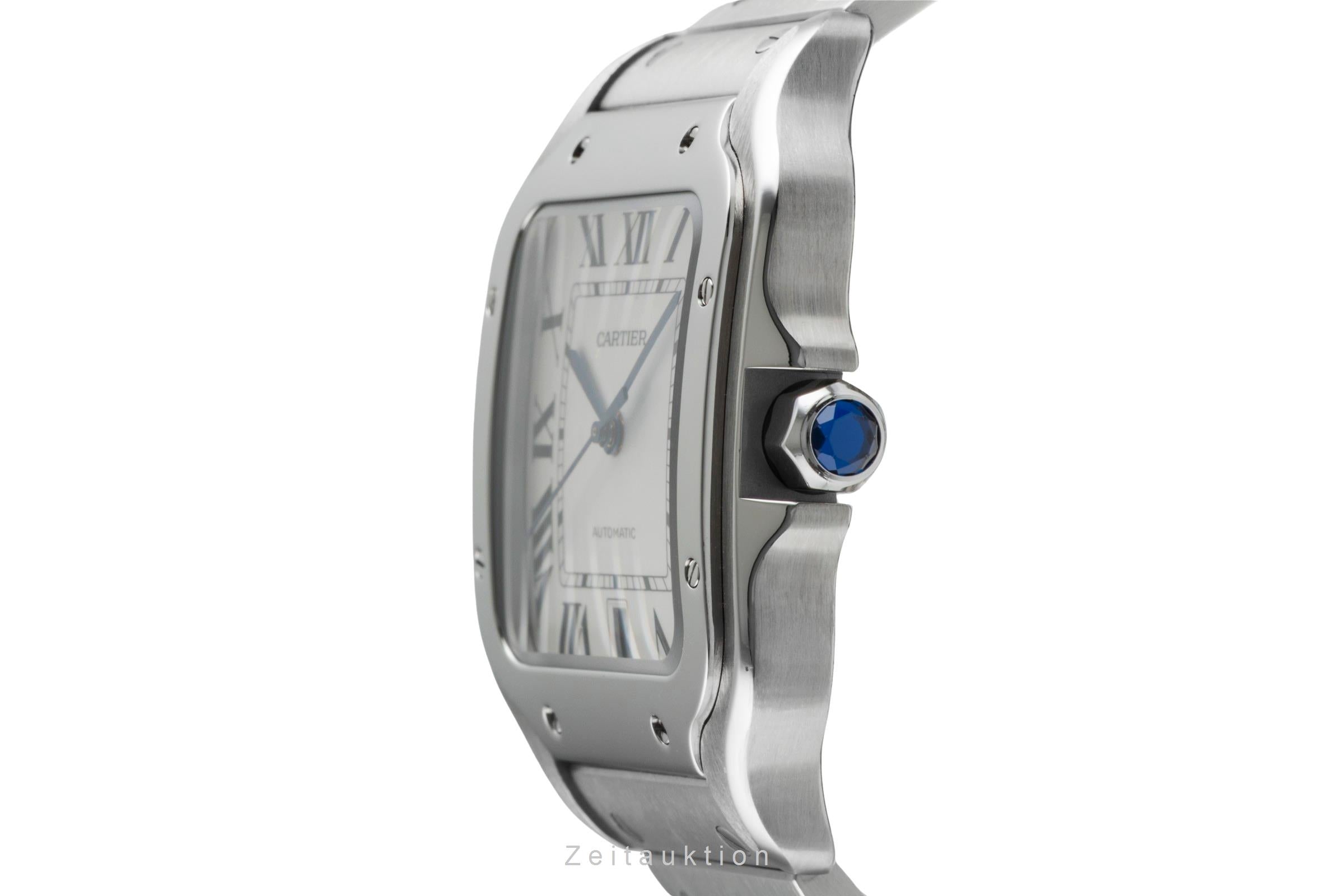 Cartier Santos acier automatique montre pour hommes WSSA0009 LP: 8850EUR  [2504673]