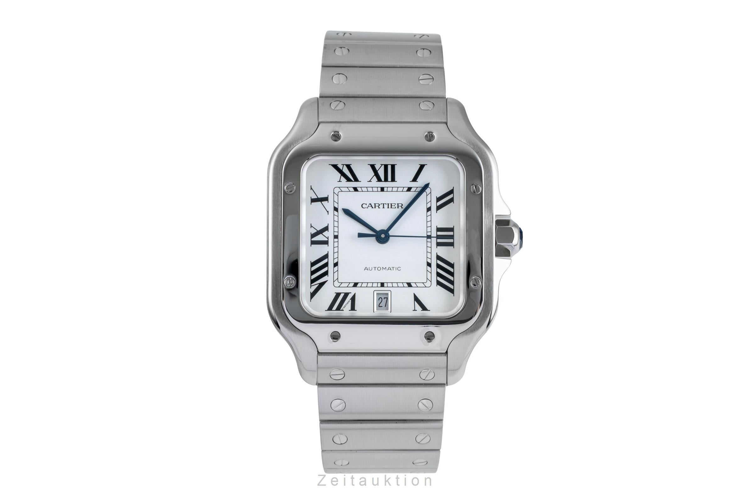 Cartier Santos acero automático reloj para caballeros WSSA0018 LP: 8850EUR  [2504674]