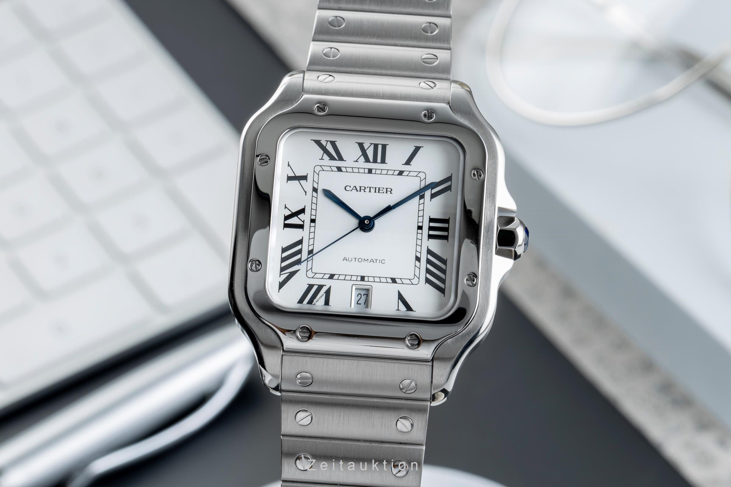 Cartier Santos steel automatic 1847 MC WSSA0018 2504674