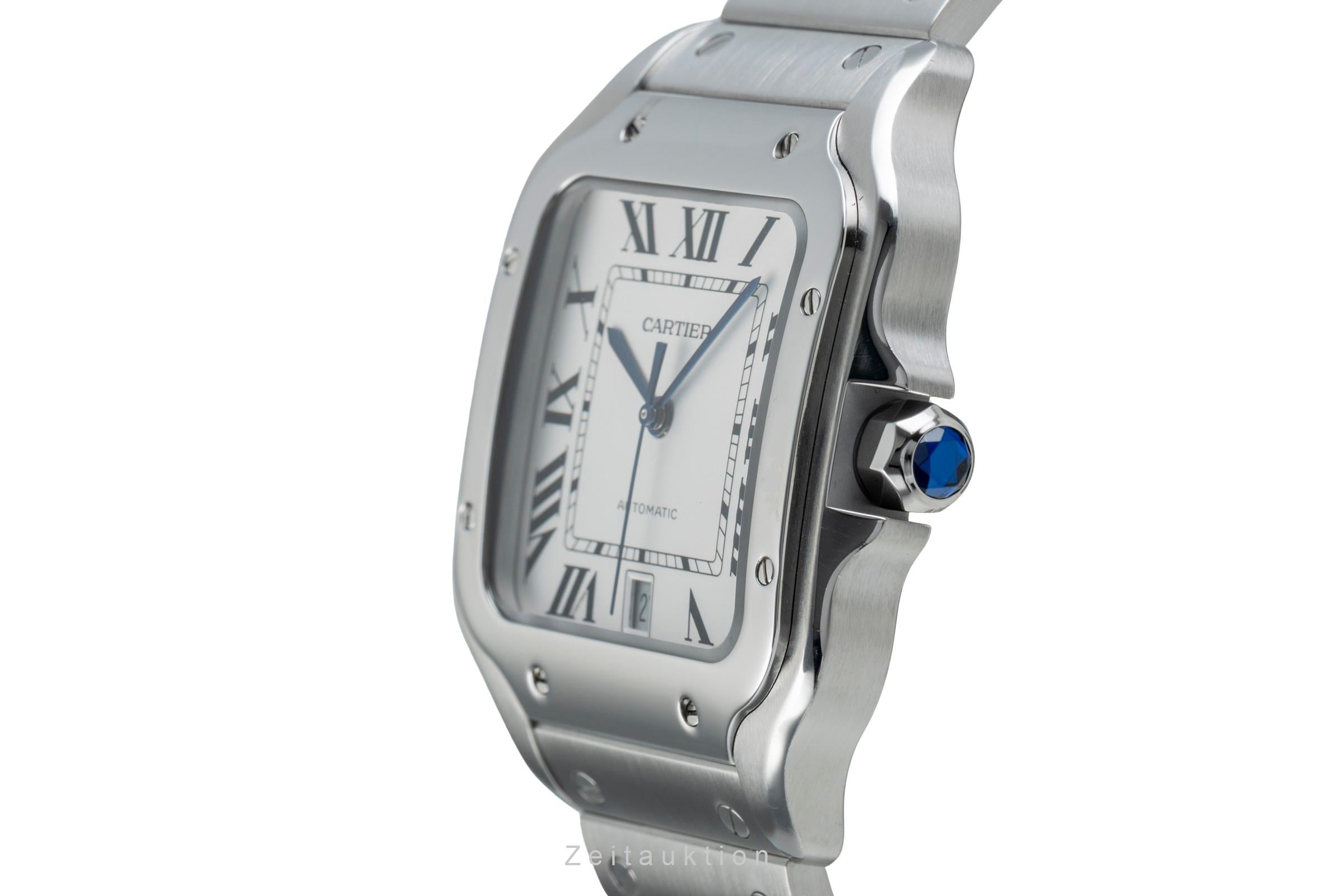 Cartier Santos acero automático reloj para caballeros WSSA0018 LP: 8850EUR  [2504674]