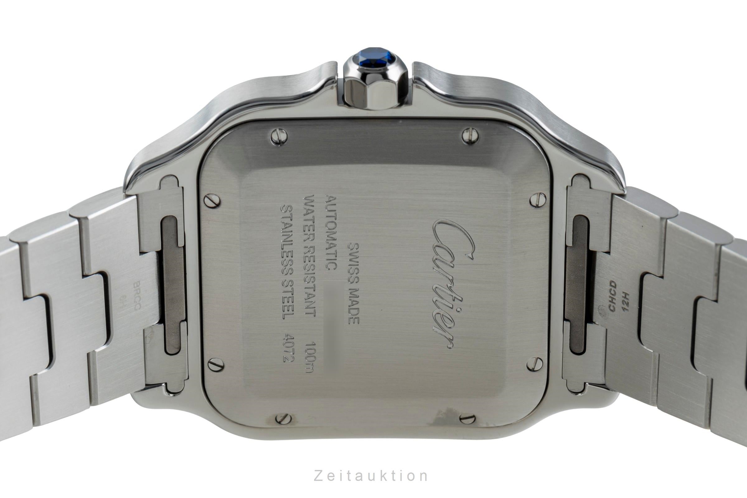 Cartier Santos acero automático reloj para caballeros WSSA0018 LP: 8850EUR  [2504674]