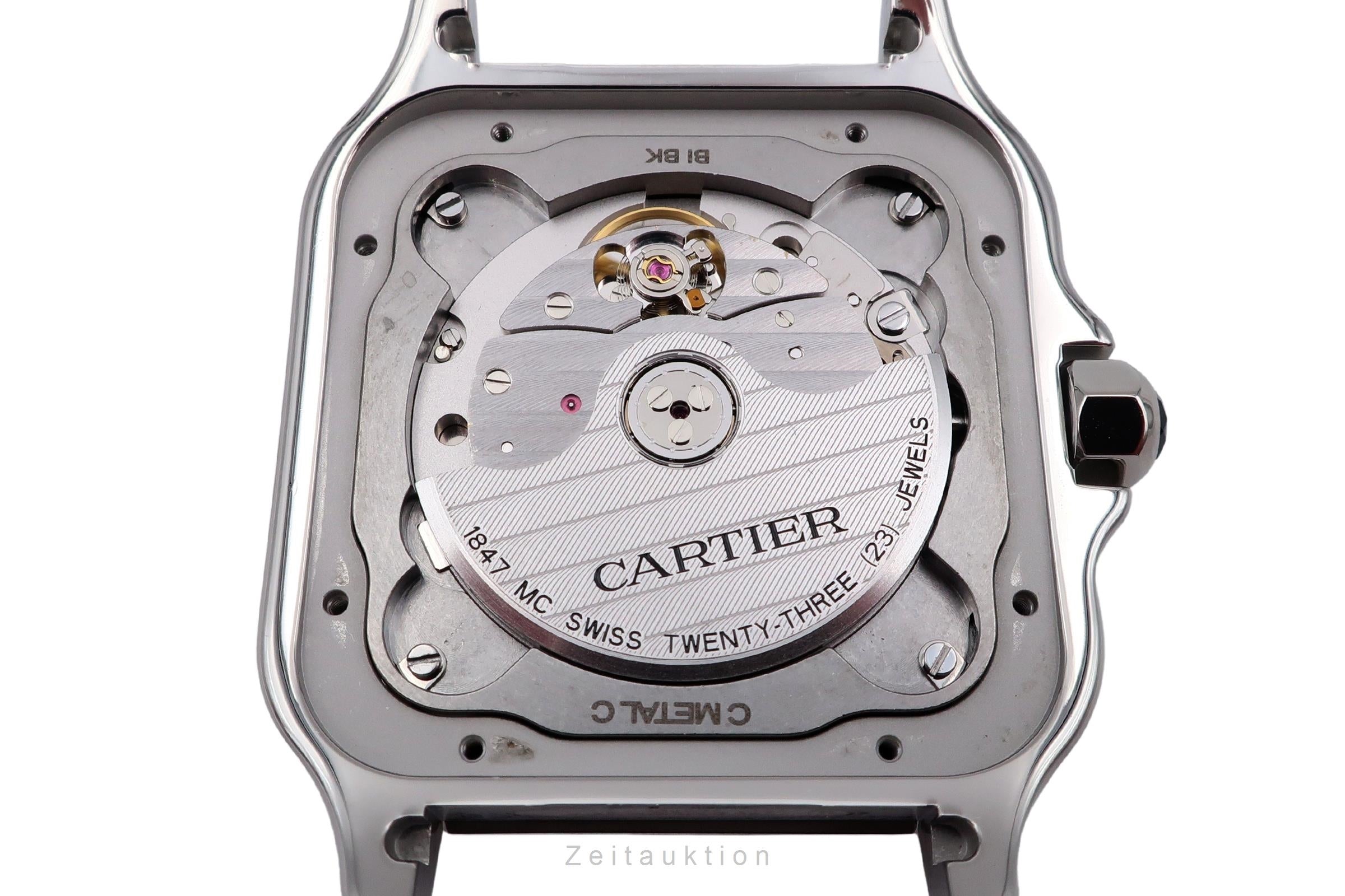 Cartier Santos acero automático reloj para caballeros WSSA0018 LP: 8850EUR  [2504674]