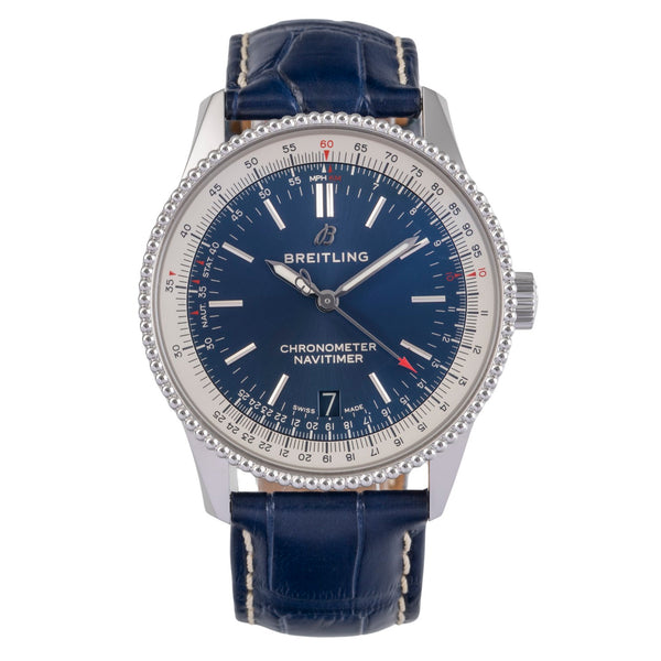 Breitling Navitimer 38 Automatik Datum Stahl Herrenuhr Ref. A17325211C1P1 B&P [2504676]
