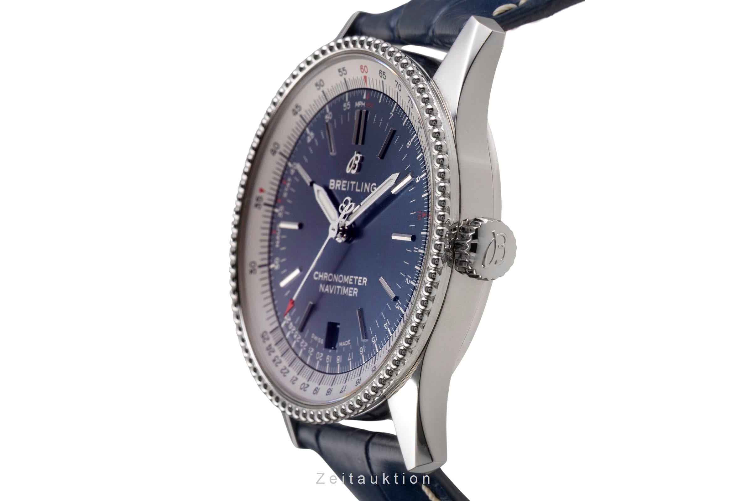 Breitling Navitimer 38 Automatik Datum Stahl Herrenuhr Ref. A17325211C1P1 B&P [2504676]