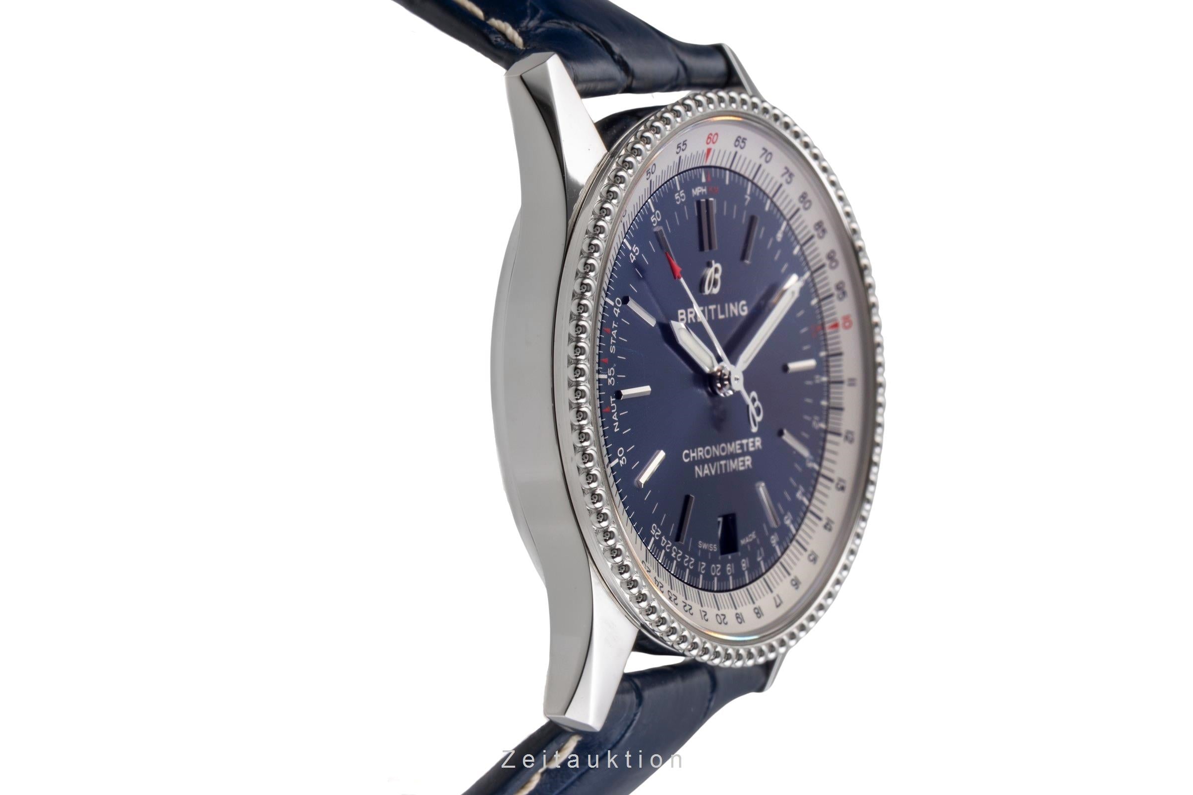 Breitling Navitimer 38 Automatik Datum Stahl Herrenuhr Ref. A17325211C1P1 B&P [2504676]