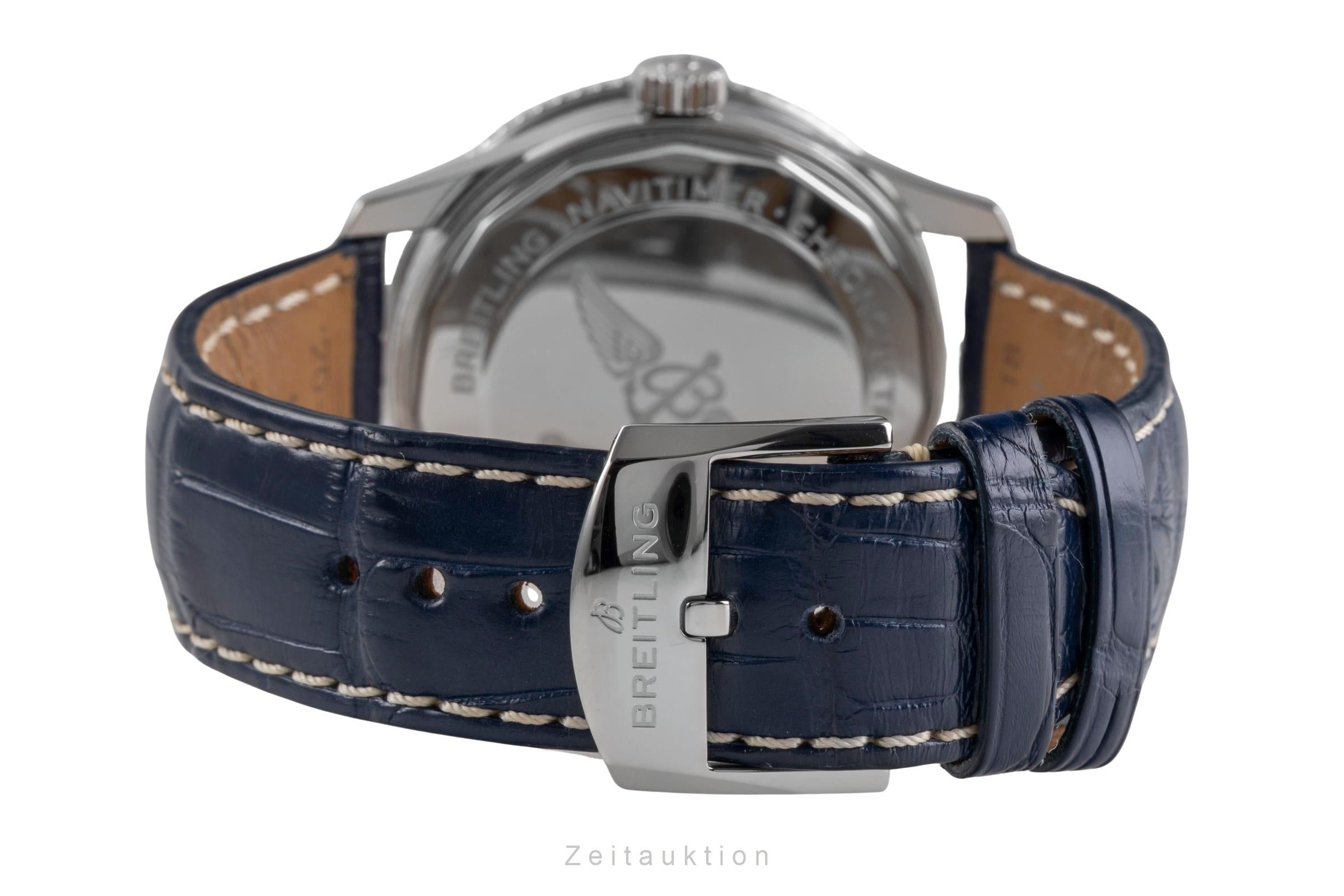 Breitling Navitimer 38 Automatik Datum Stahl Herrenuhr Ref. A17325211C1P1 B&P [2504676]