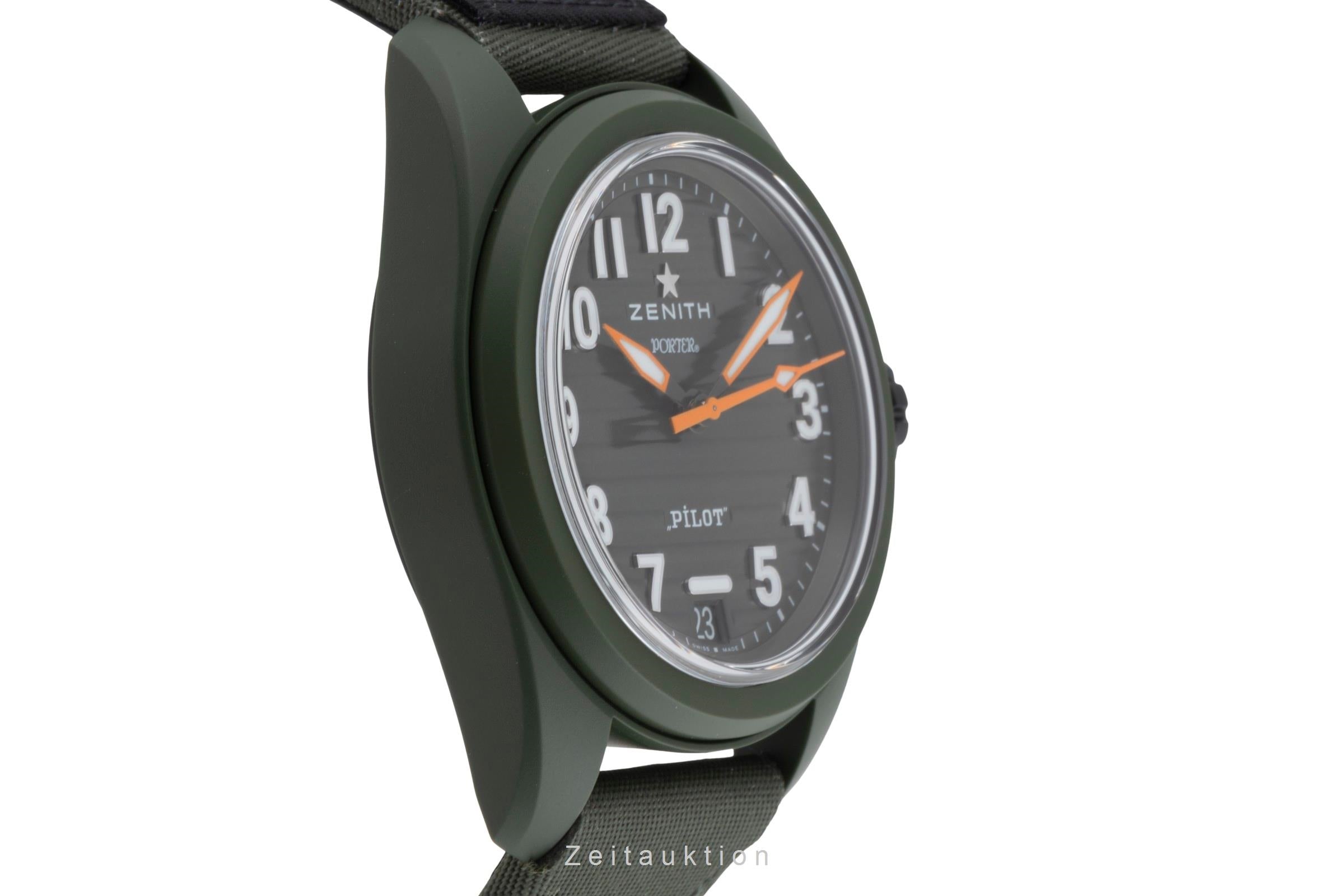 Zenith Pilot ceramic automatic men's watch 49.4001.3620/63.I001 LP: 12000EUR Limited  [2504677]