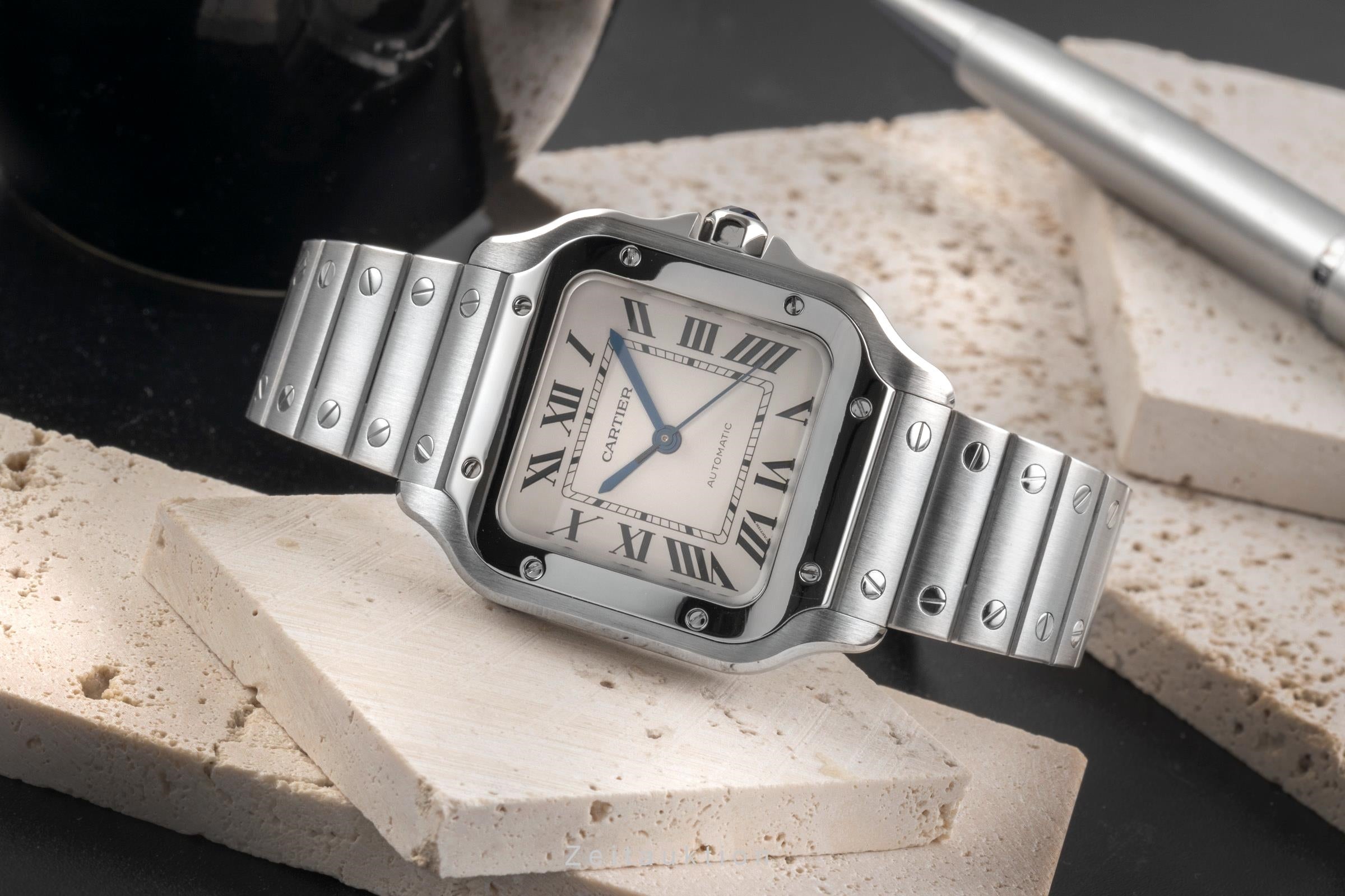 Cartier Santos steel automatic men's watch WSSA0010 LP: 8050EUR  [2504679]