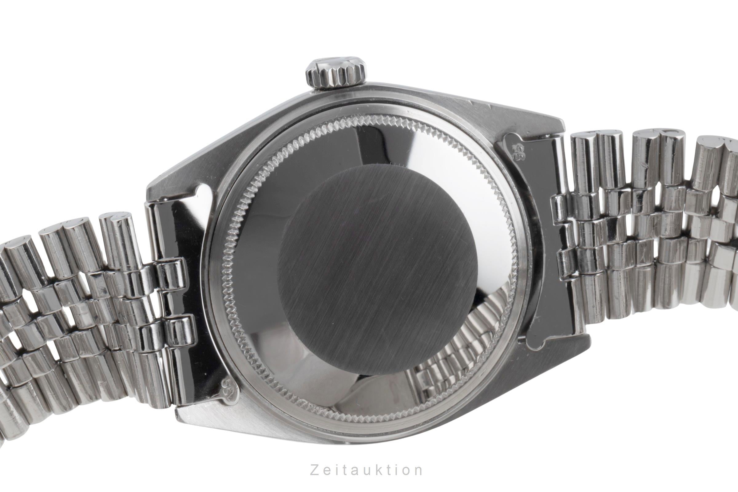 Rolex Datejust 36 Silver Dial Oyster Edelstahl Weissgold Ref. 1601 Vintage  [2504682]